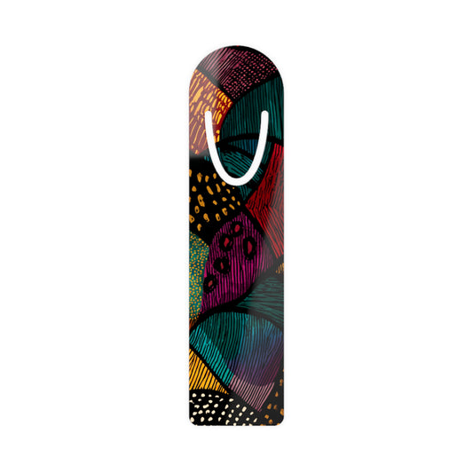 Rhythms of Color Bookmark – Afrocentric Abstract Art in Deep Rich Hues