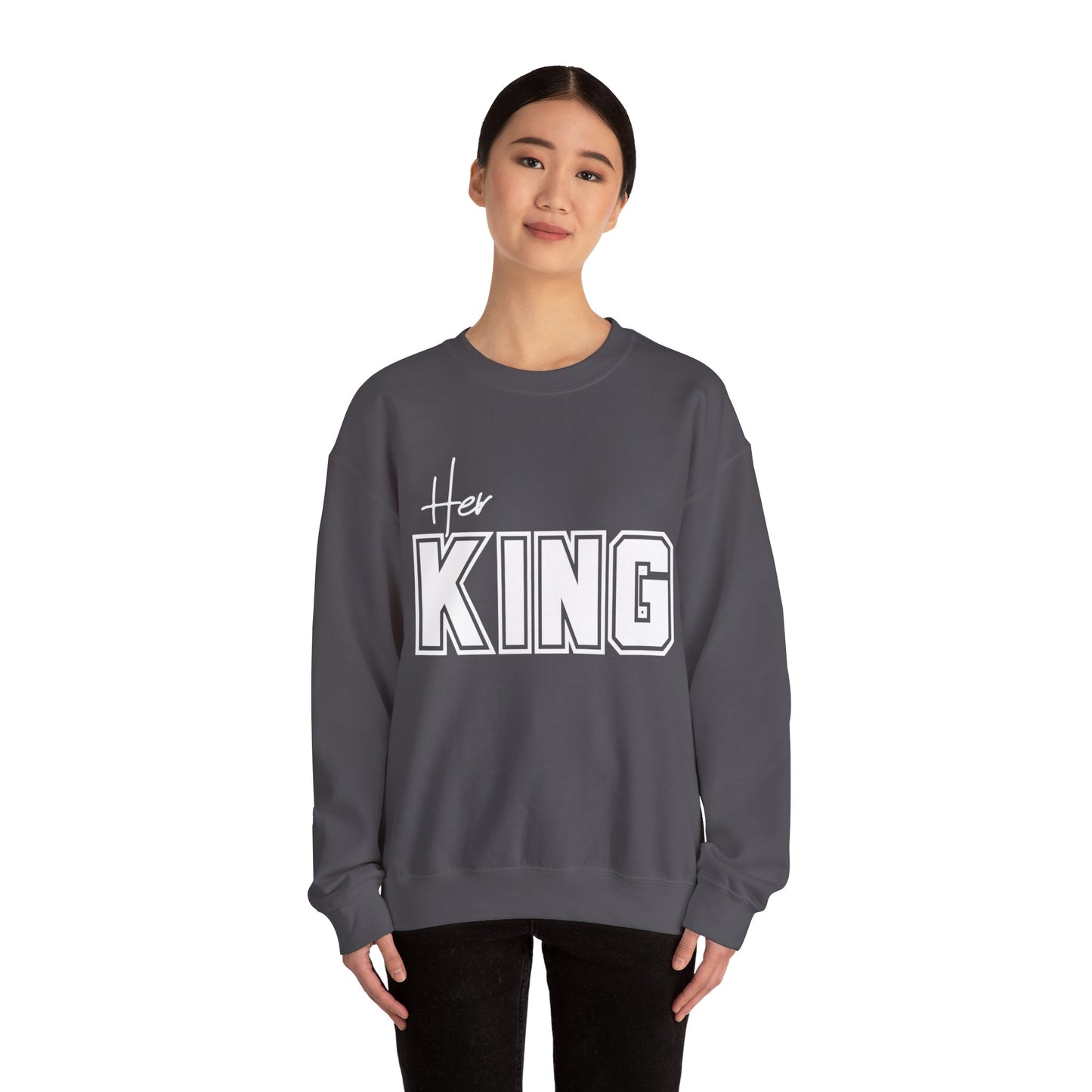 Her King Crewneck Sweatshirt