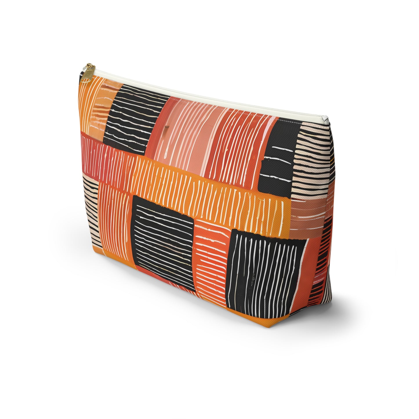 Bold Multicolor Patchwork Pouch