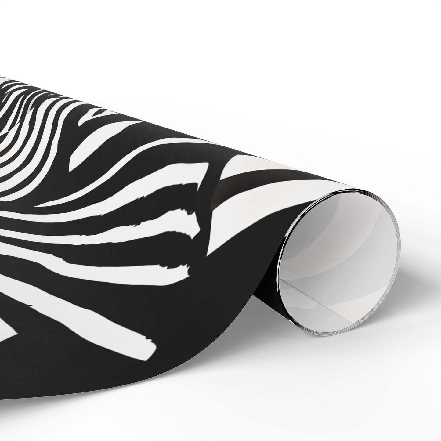 Striking Tribal Stripe Pattern Wrapping Paper – Monochrome Gift Wrap