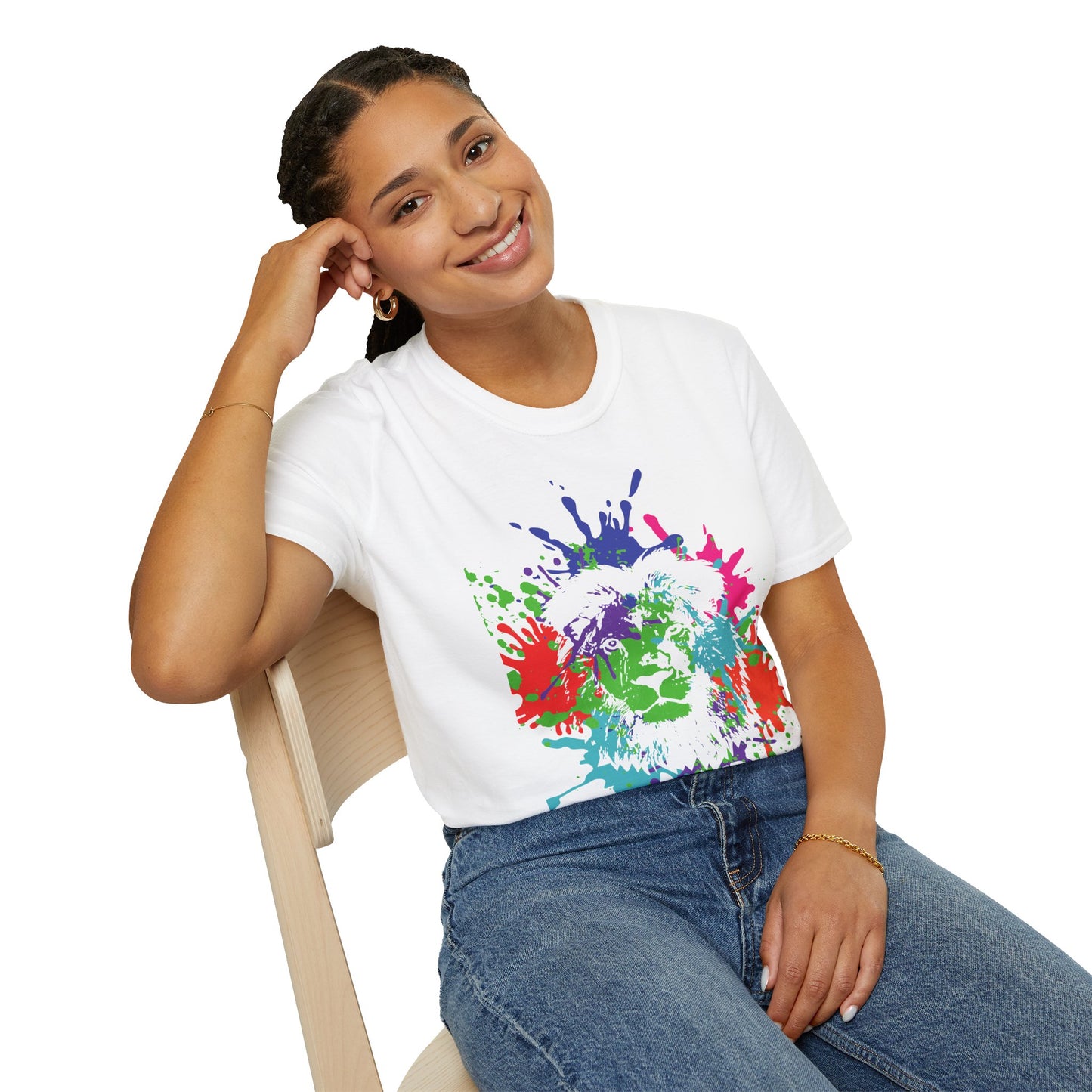 Fiercely Unique Lion T-Shirt - Christian Empowerment