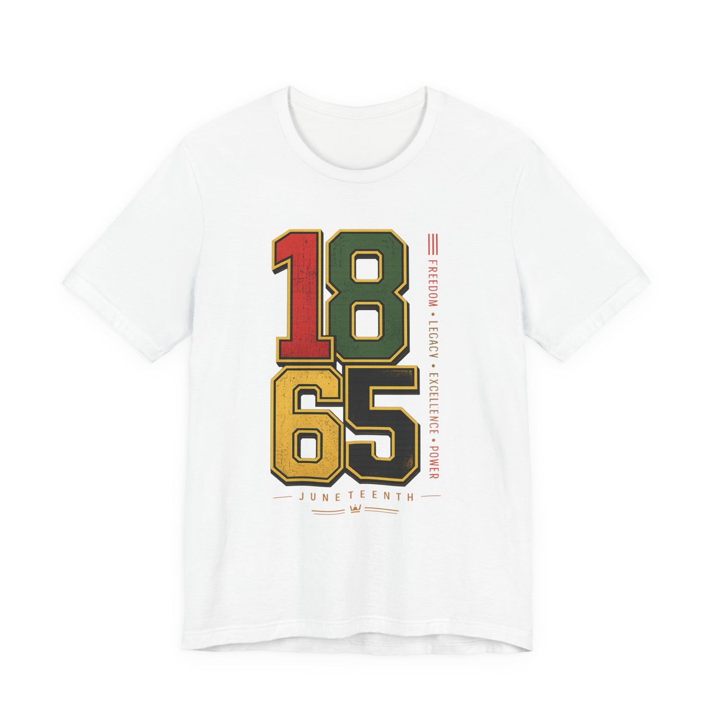1865 Juneteenth Vintage Number T-Shirt