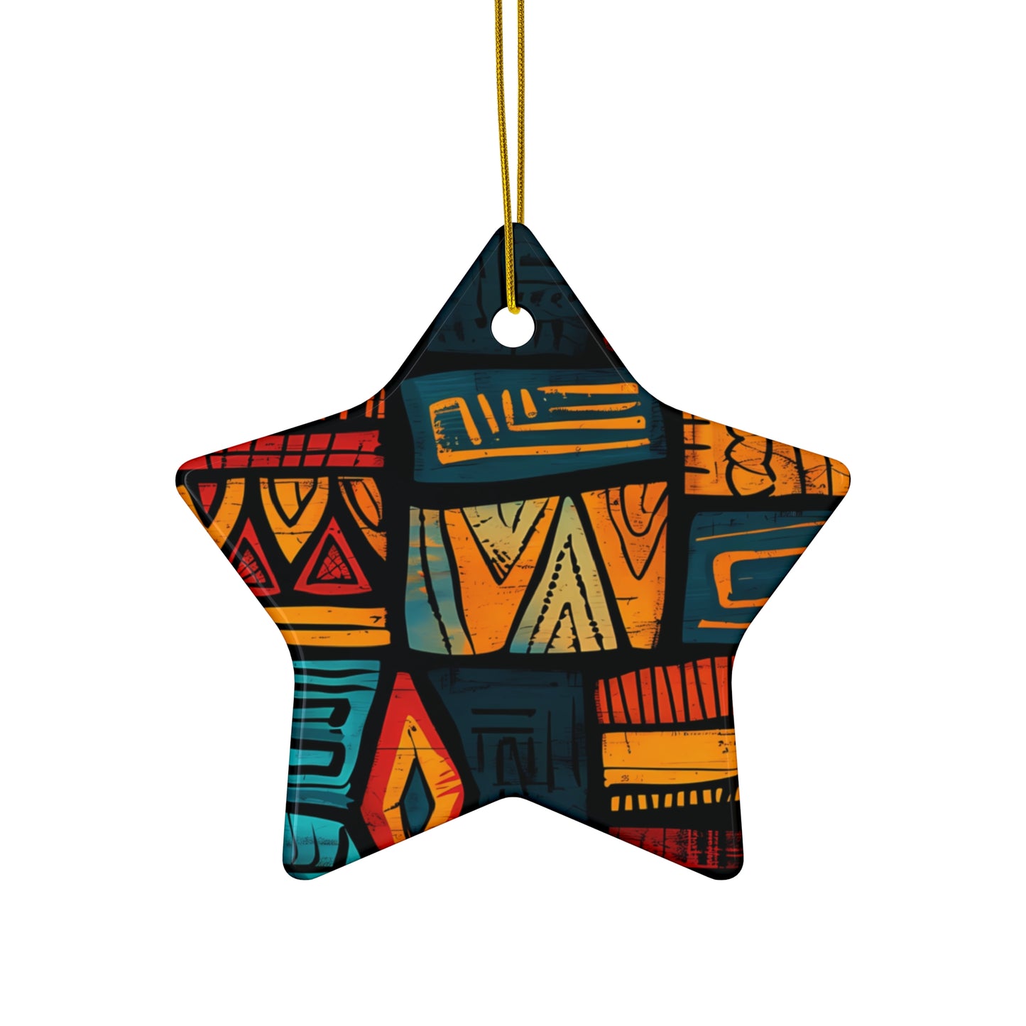 African Tribal Art Ornament | 4 Shapes