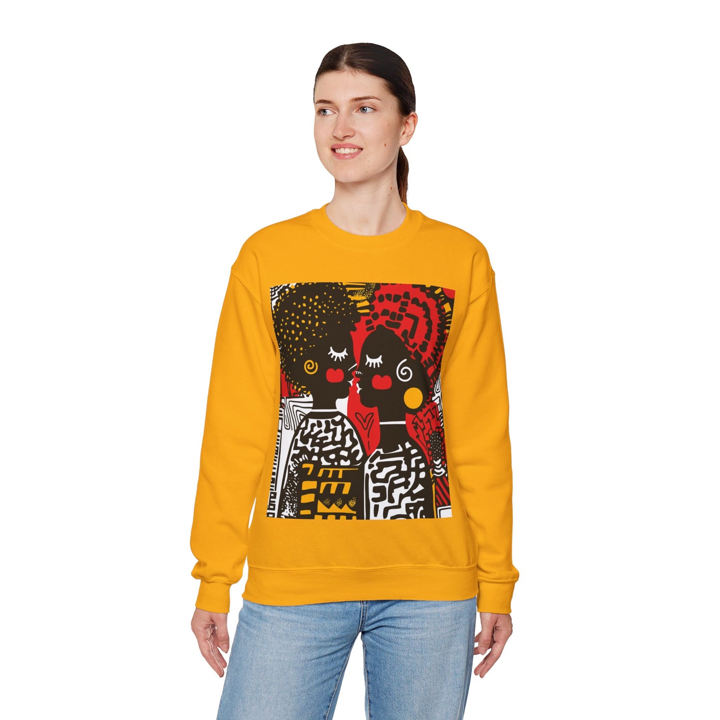 Afro Love Harmony Crewneck Sweatshirt