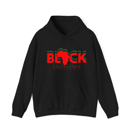 Black Excellence Afrocentric Hoodie - African Heritage Sweatshirt