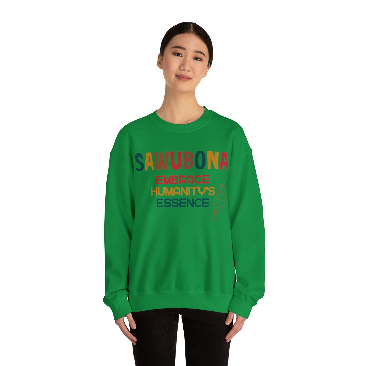 SAWUBONA Humanity's Essence Crewneck Sweatshirt