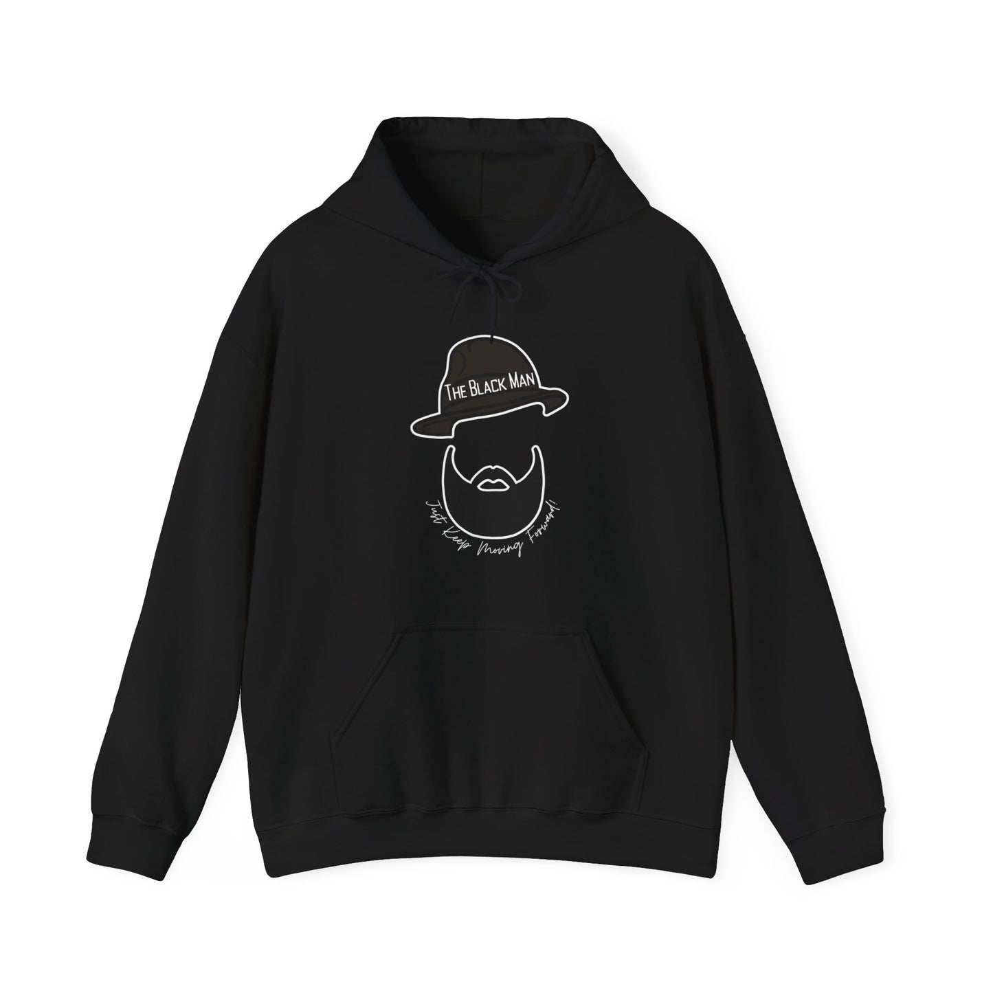 Black Man - Just Keep Moving Forward Hoodie