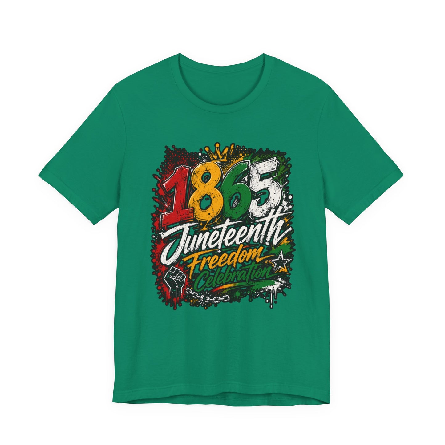 Juneteenth 1865 Freedom Celebration Graphic T-Shirt