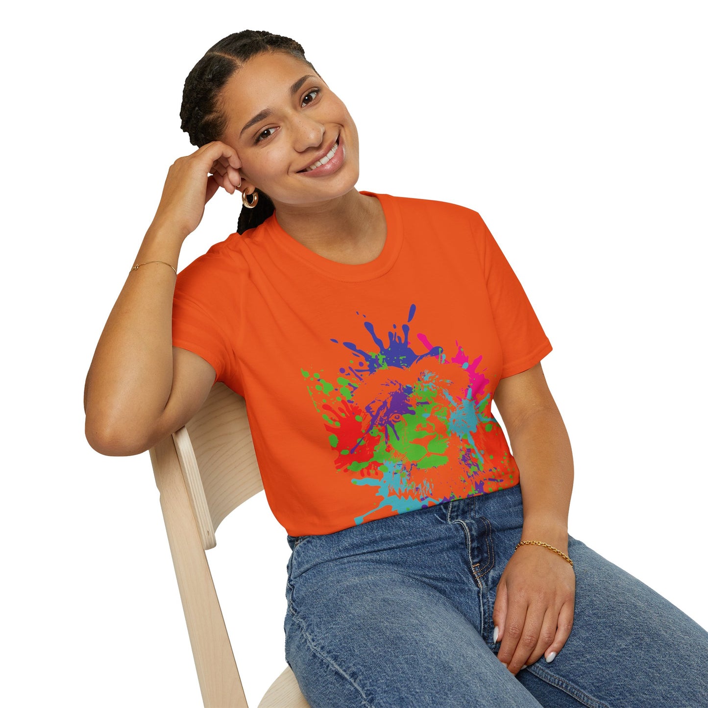 Fiercely Unique Lion T-Shirt - Christian Empowerment