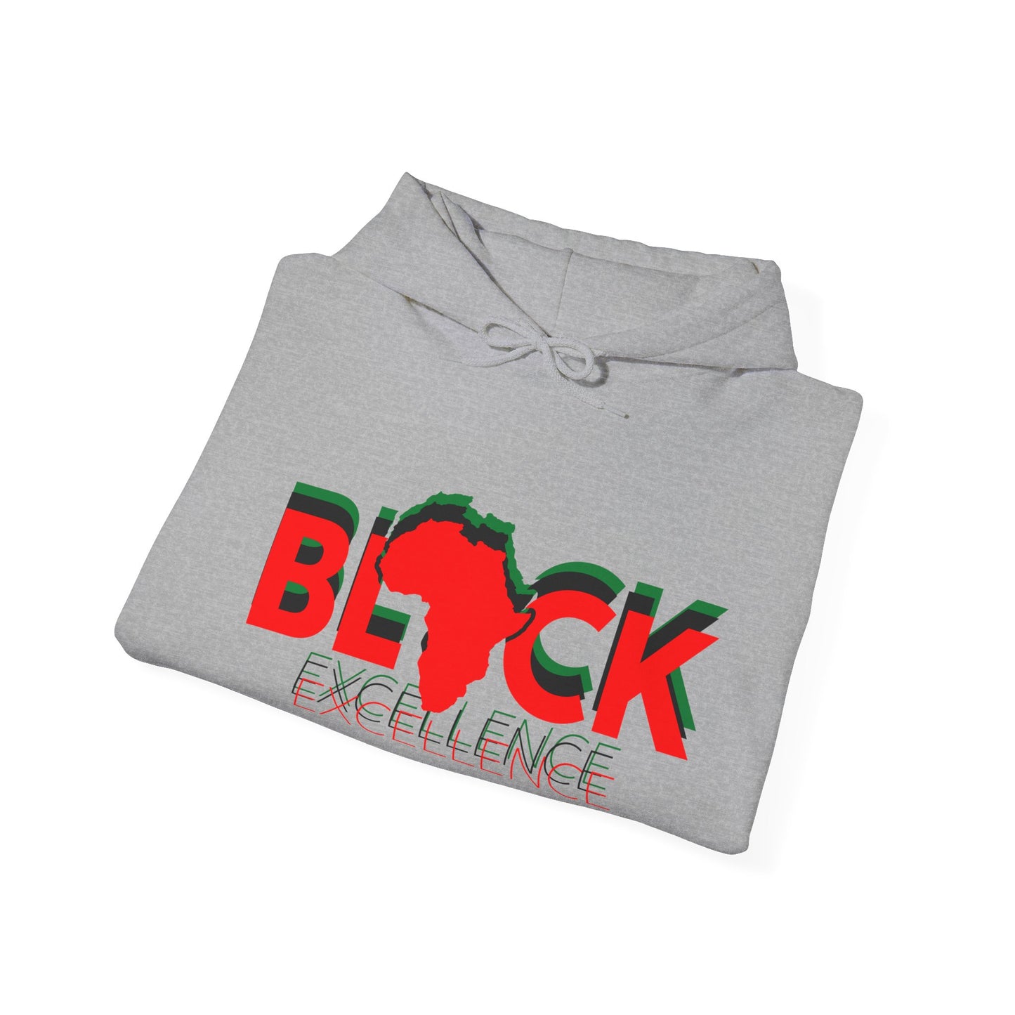 Black Excellence Afrocentric Hoodie - African Heritage Sweatshirt