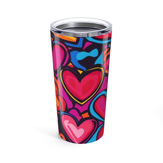 Bold Love Accent Tumbler | Couples Valentine's Gift