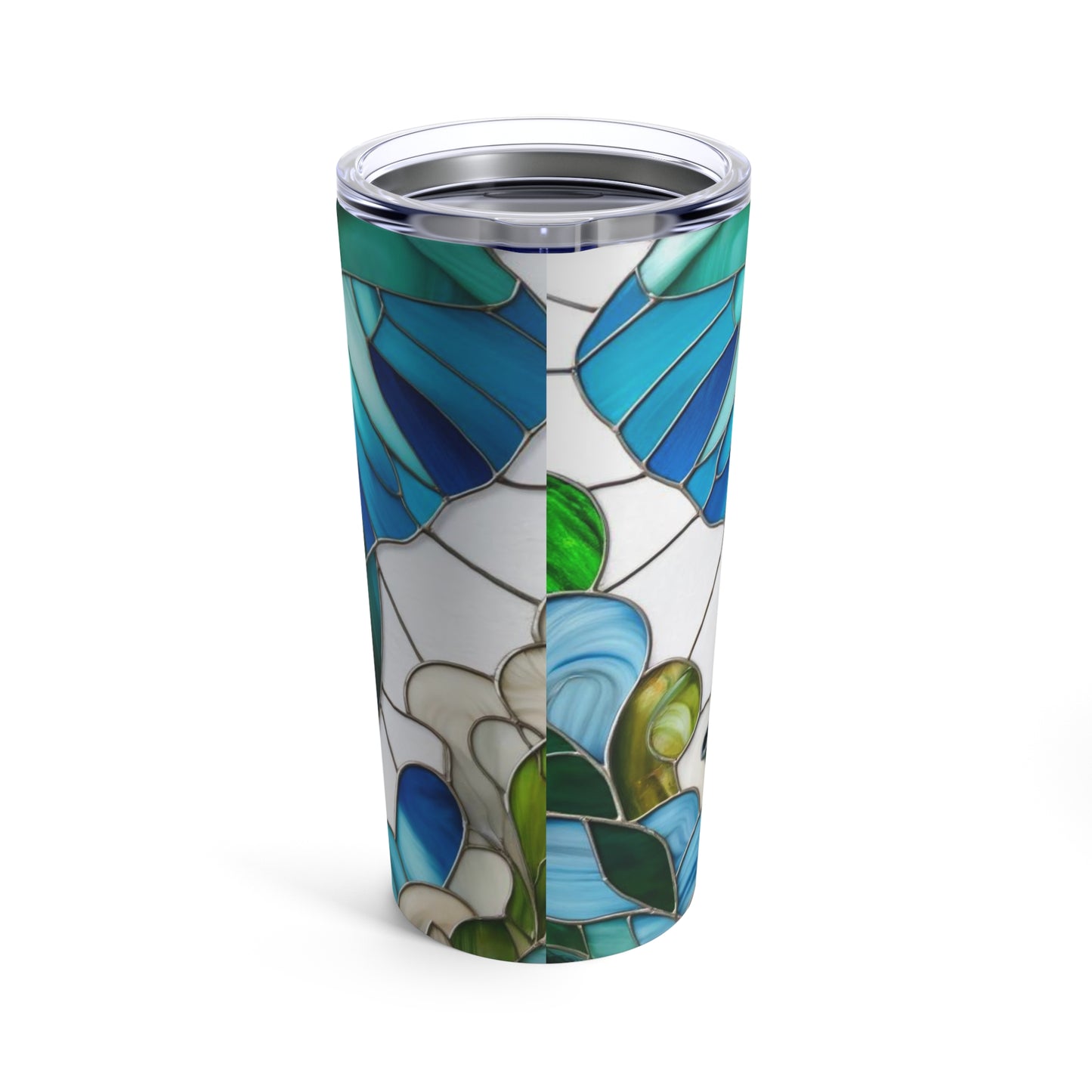 Stained Glass Elephant Tumbler