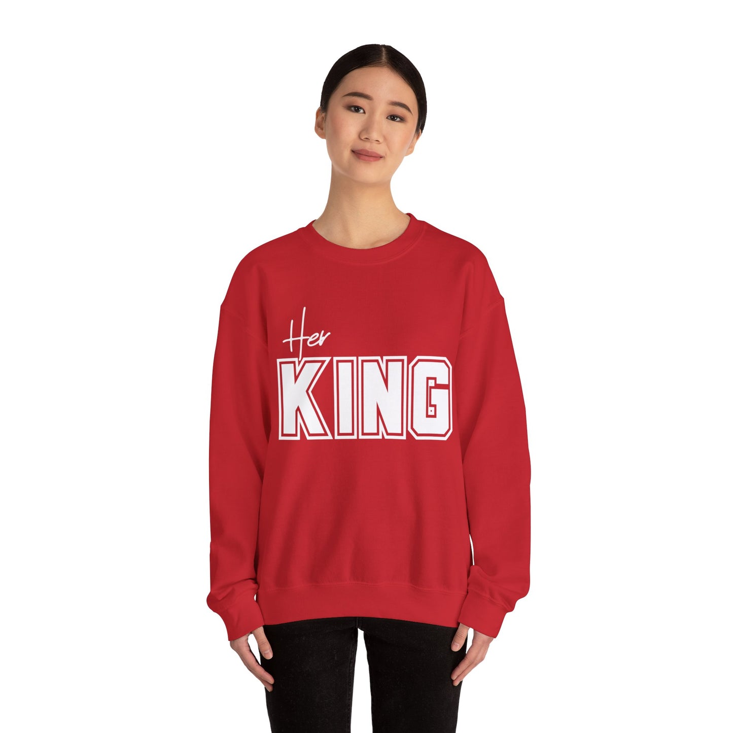 Her King Crewneck Sweatshirt