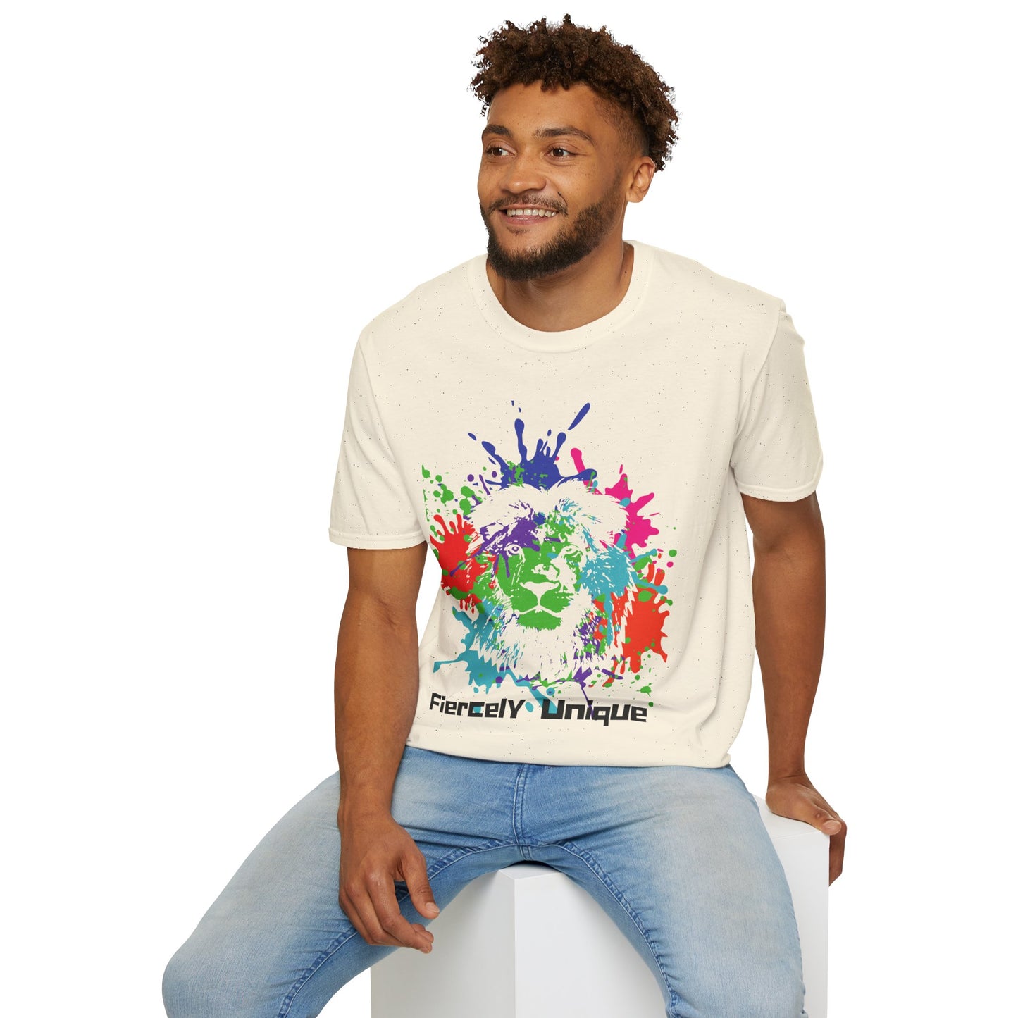 Fiercely Unique Lion T-Shirt - Christian Empowerment