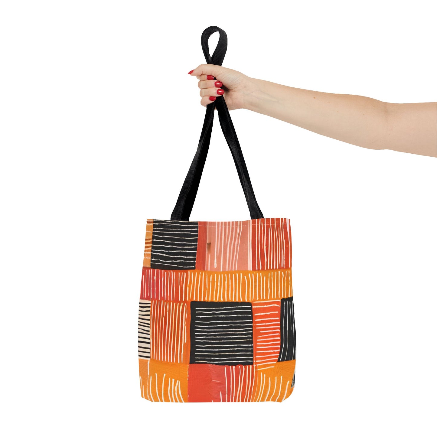 Bold Multicolor Patchwork Tote Bag