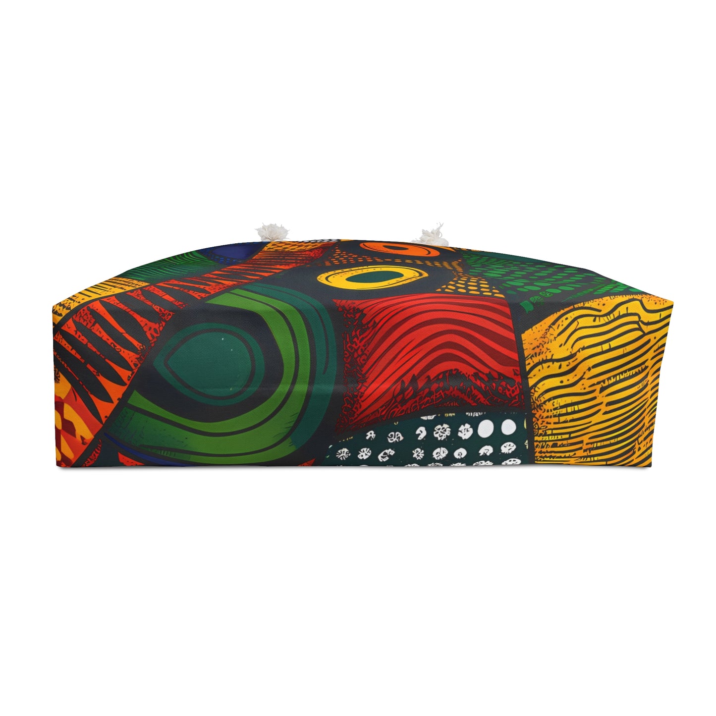 Vibrant African Print Weekender Tote