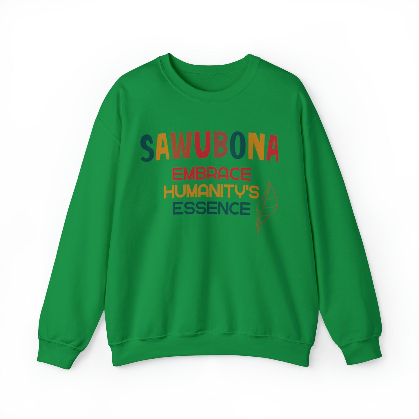 SAWUBONA Humanity's Essence Crewneck Sweatshirt