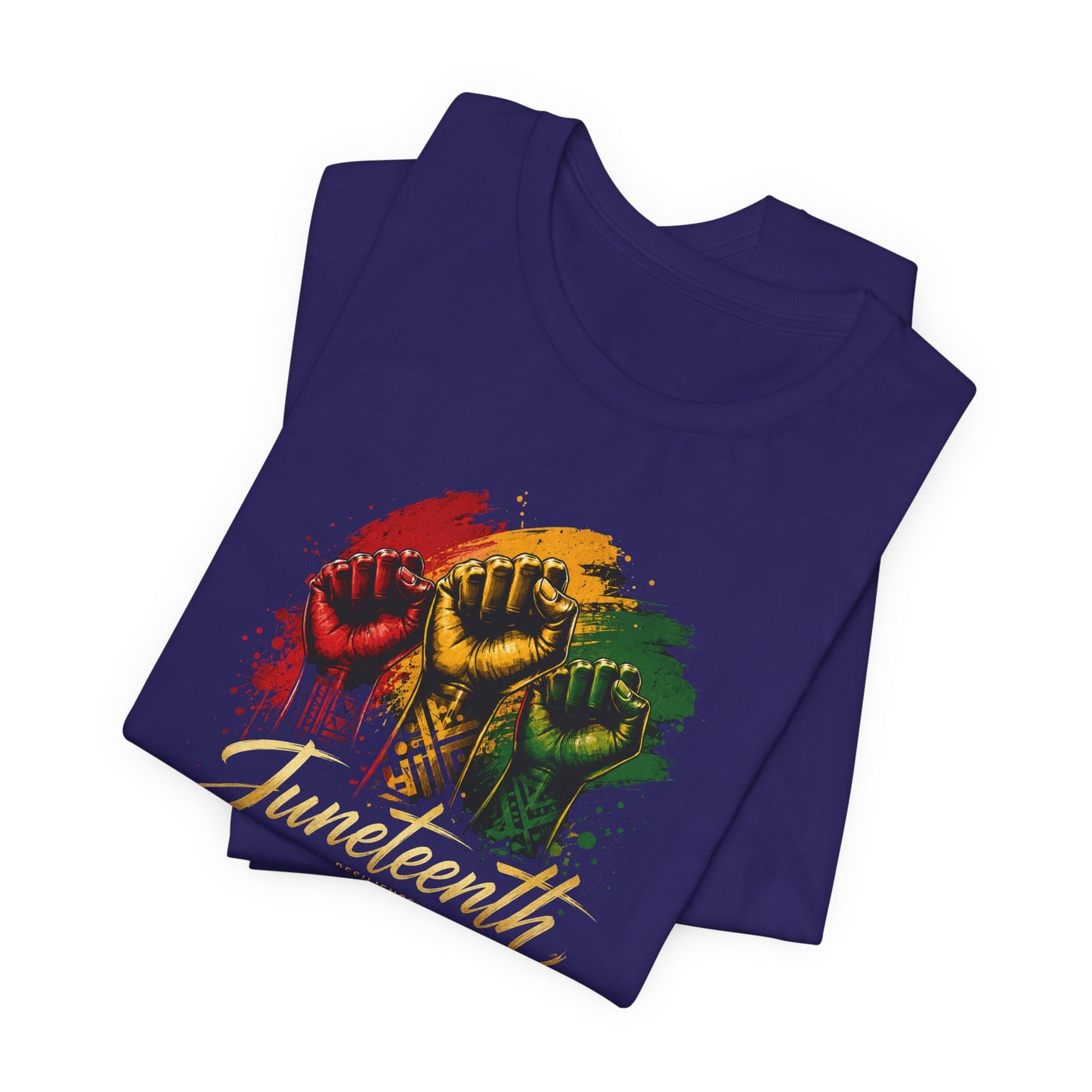 Juneteenth Fist Tee — Black Freedom Celebration T-Shirt