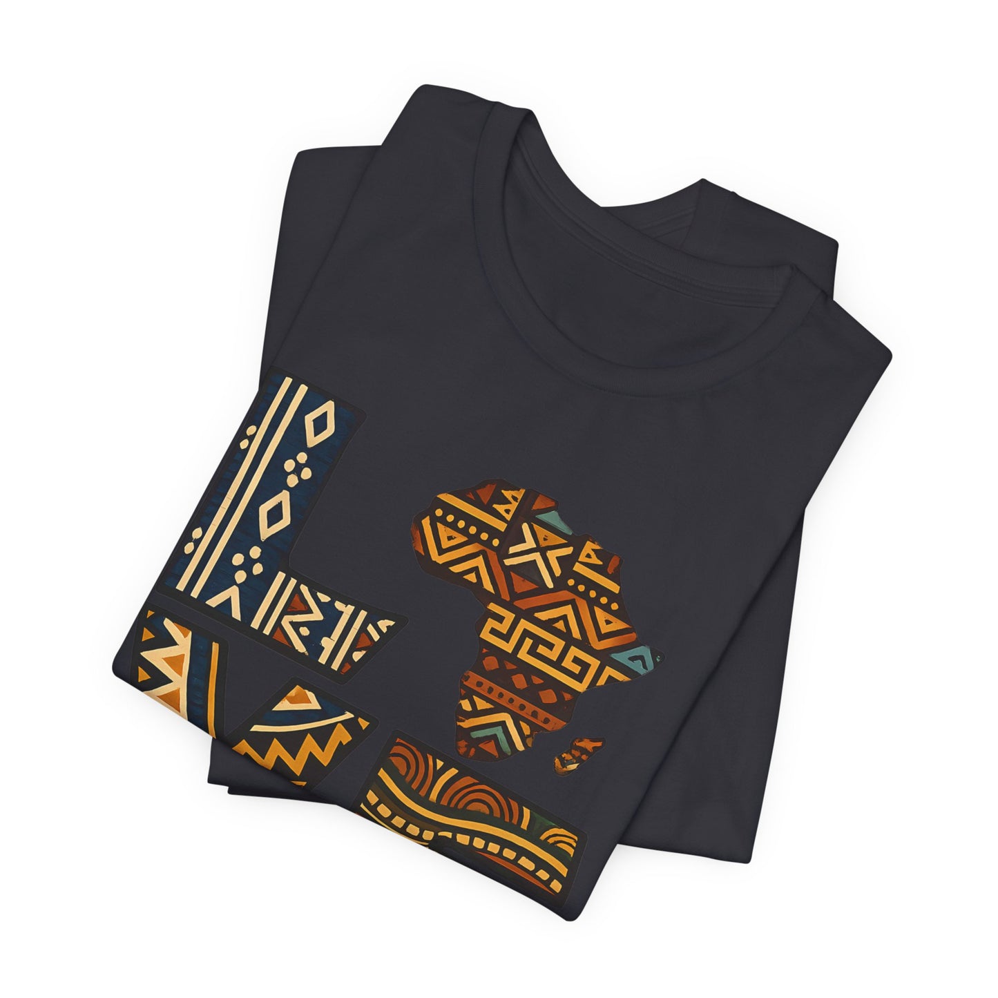 Love Africa T-Shirt — Tribal Pattern Africa Heart Tee