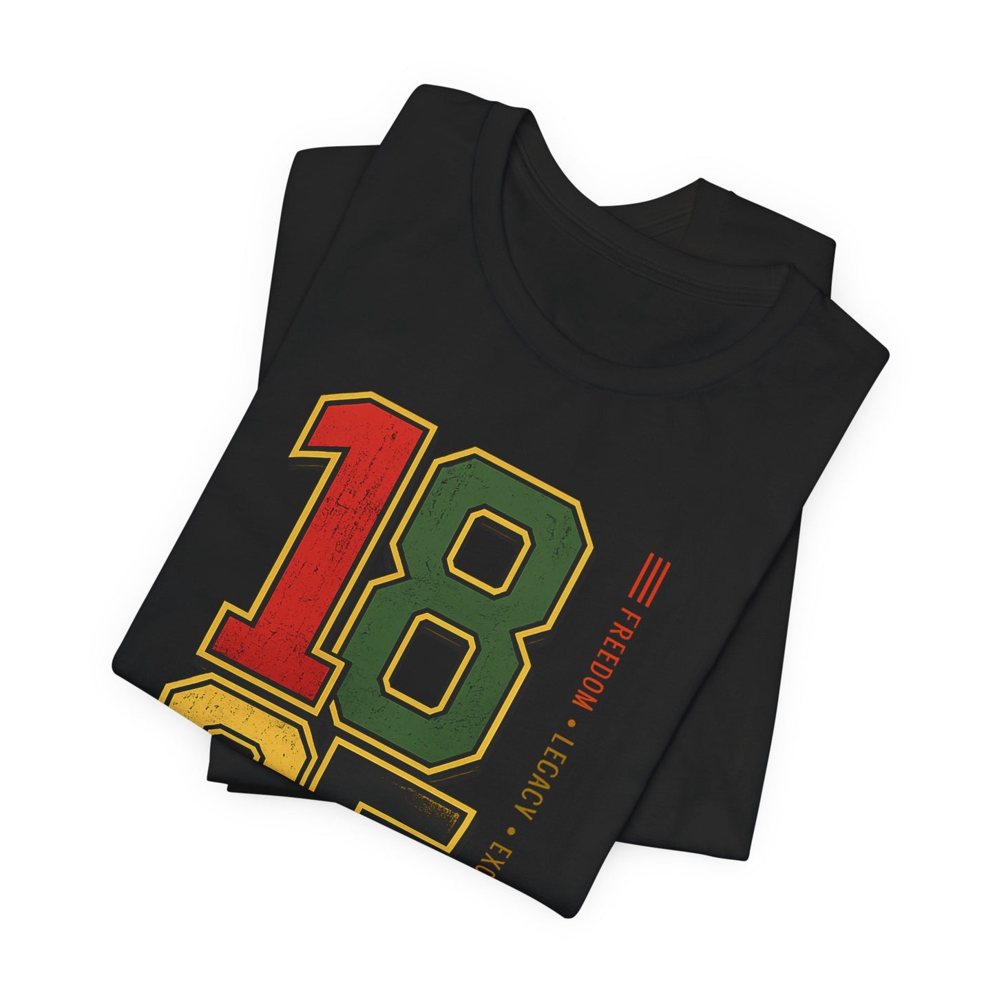 1865 Juneteenth Vintage Number T-Shirt