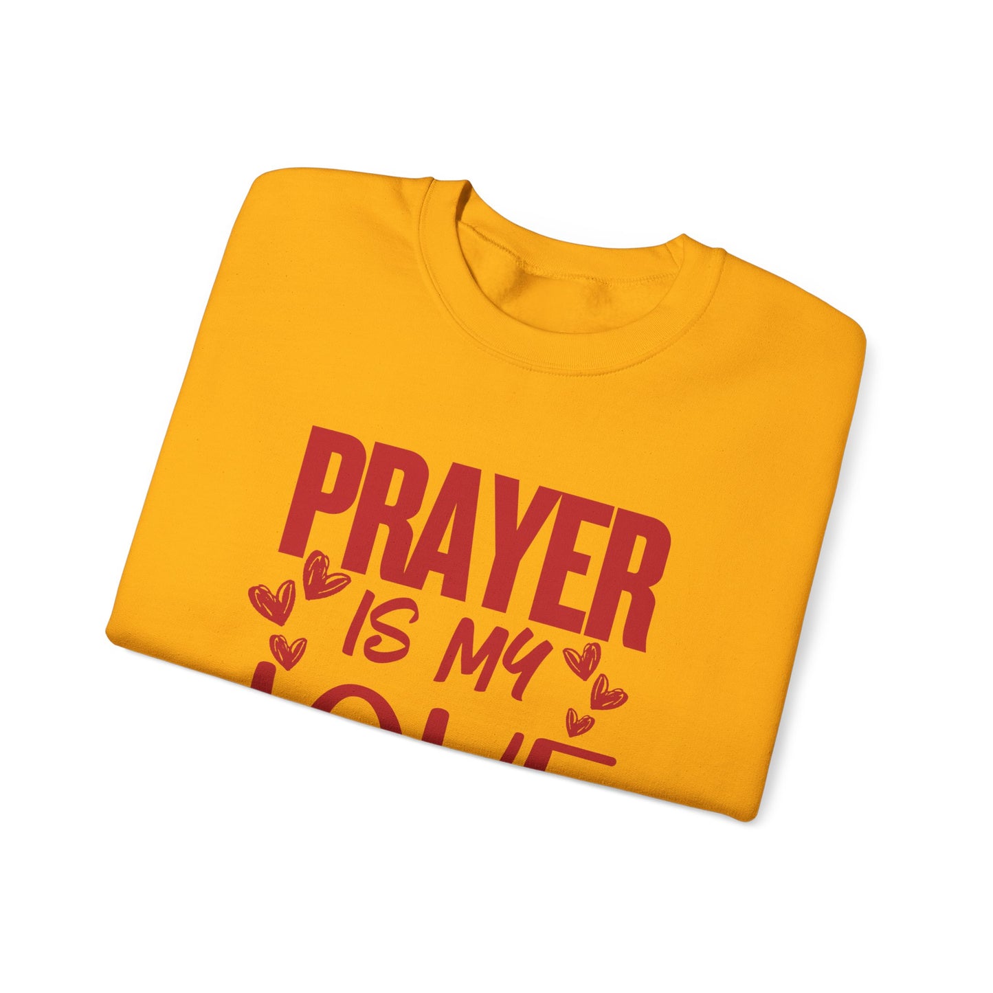 Prayer Language Crewneck Sweatshirt | Religious Valentine Gift