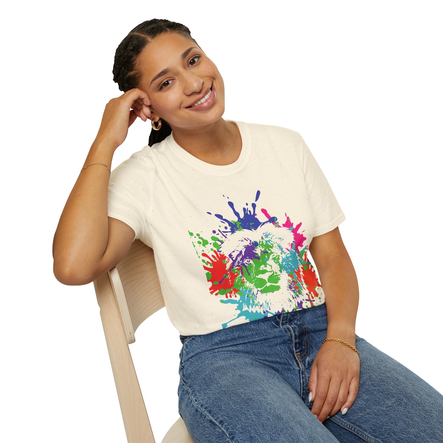 Fiercely Unique Lion T-Shirt - Christian Empowerment