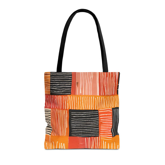 Bold Multicolor Patchwork Tote Bag