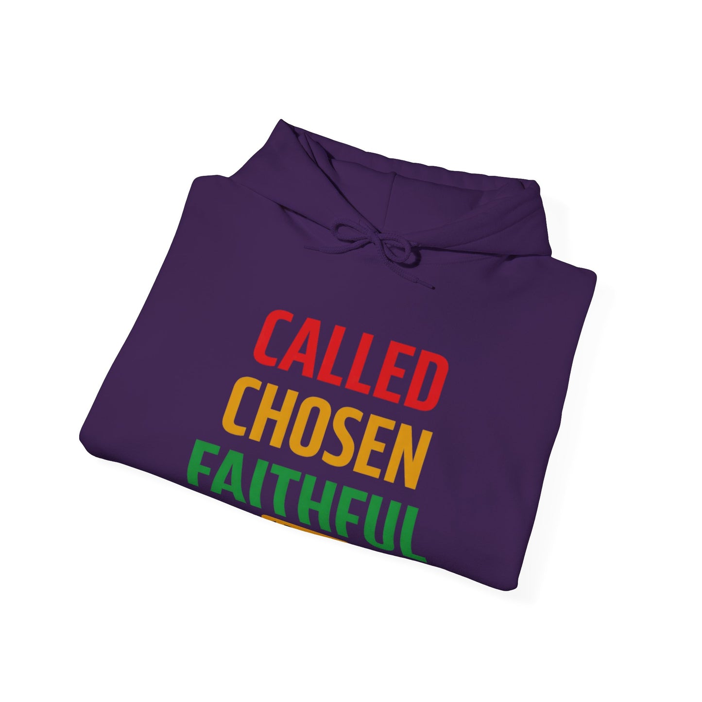 Called Chosen Faithful Hoodie — 1 Peter 2:9 Christian Faith Sweatshirt