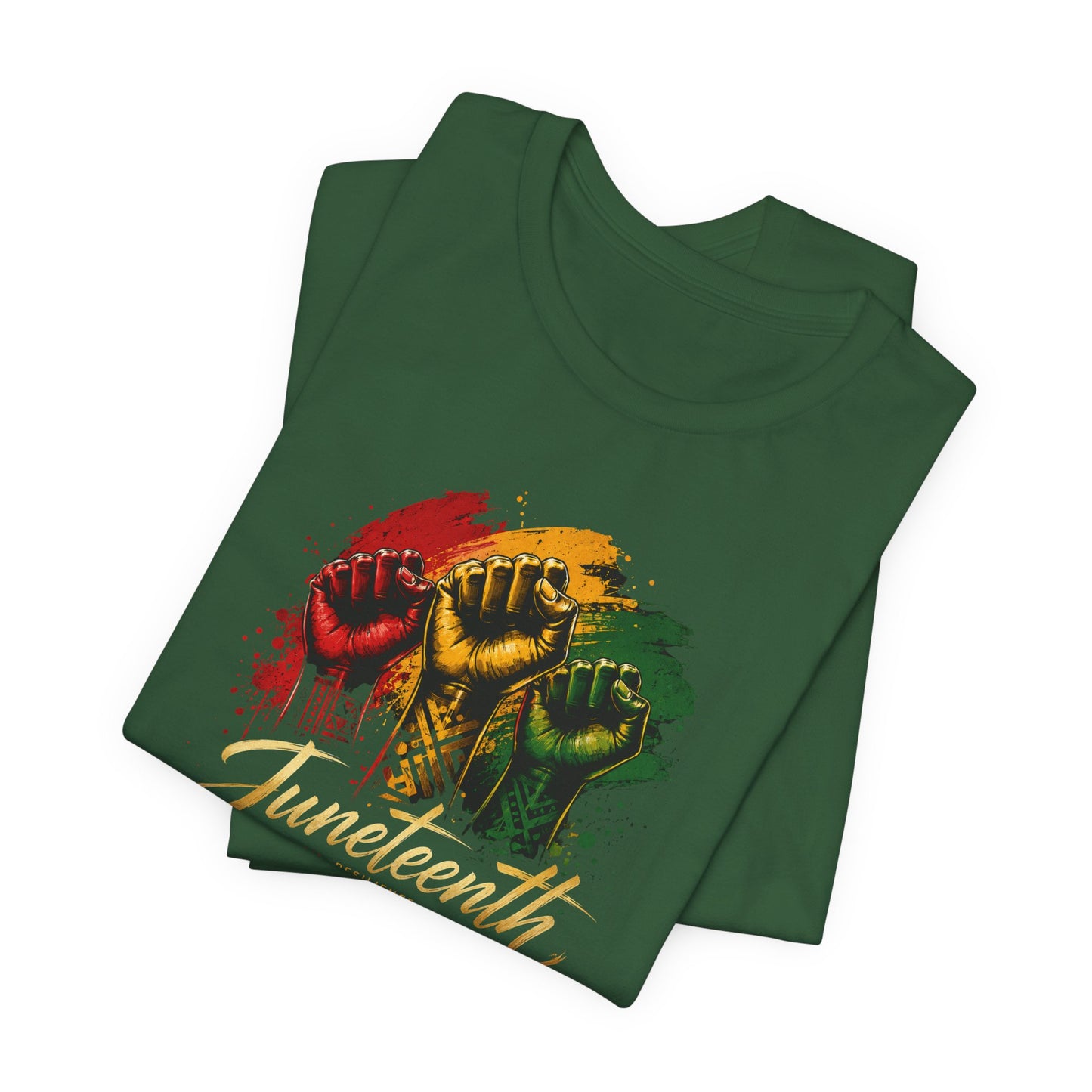 Juneteenth Fist Tee — Black Freedom Celebration T-Shirt
