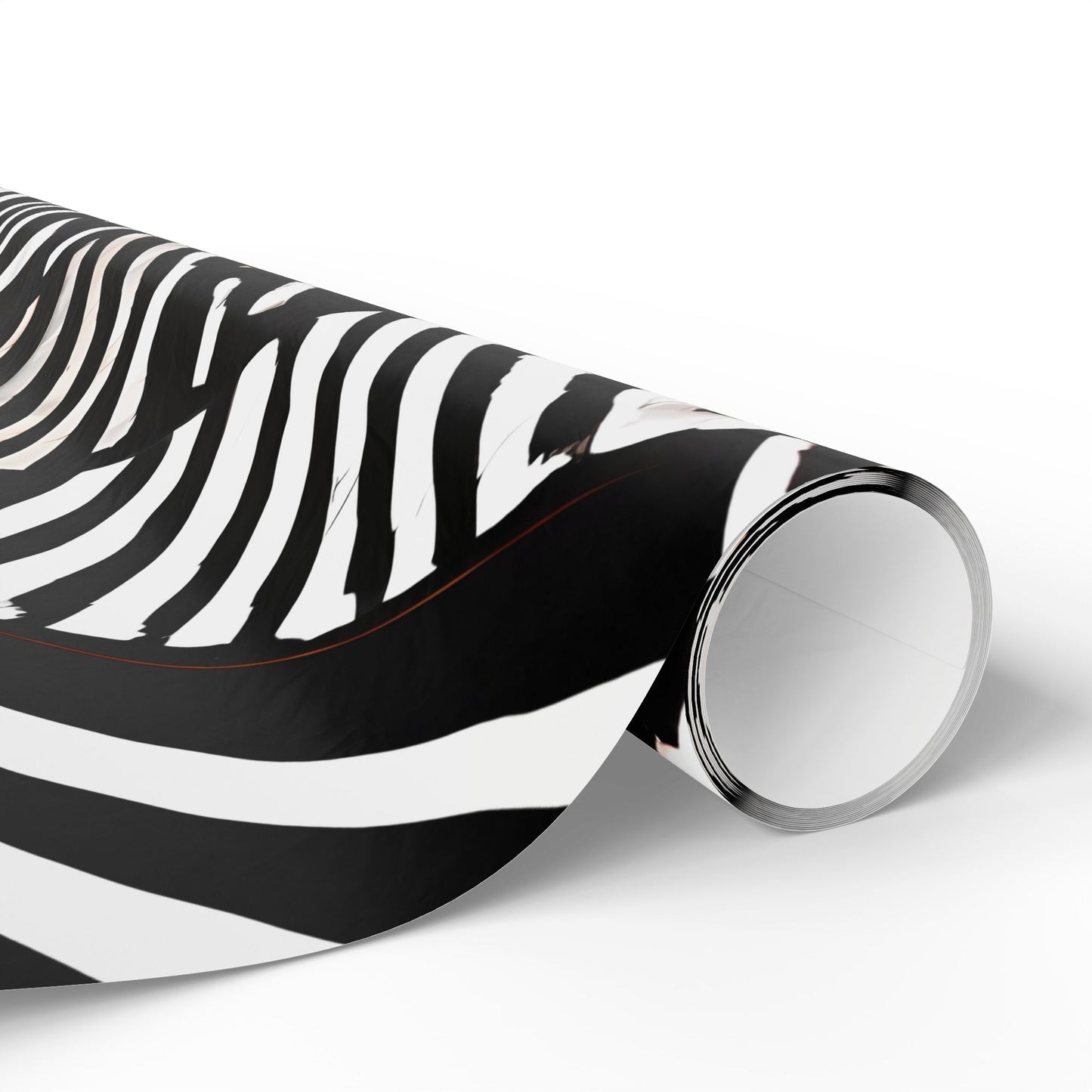 Striking Tribal Stripe Pattern Wrapping Paper – Monochrome Gift Wrap