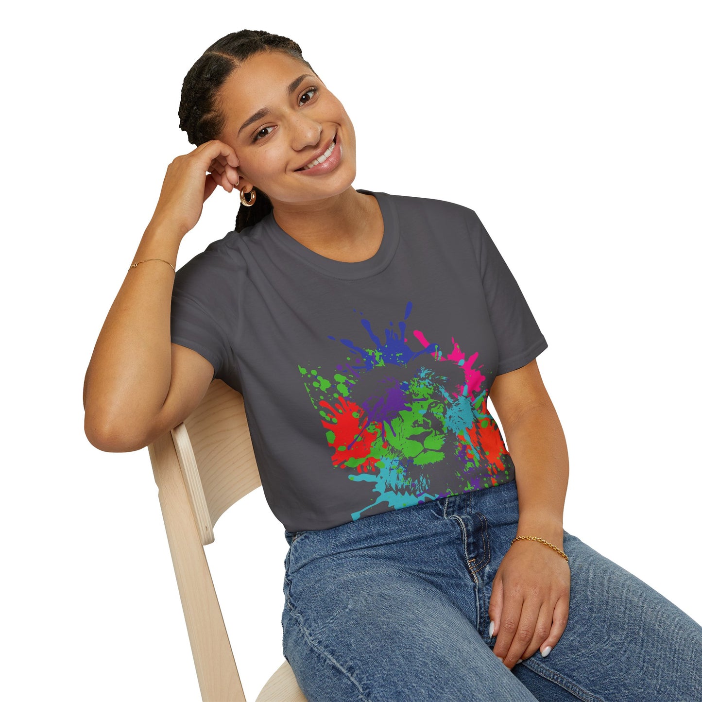 Fiercely Unique Lion T-Shirt - Christian Empowerment