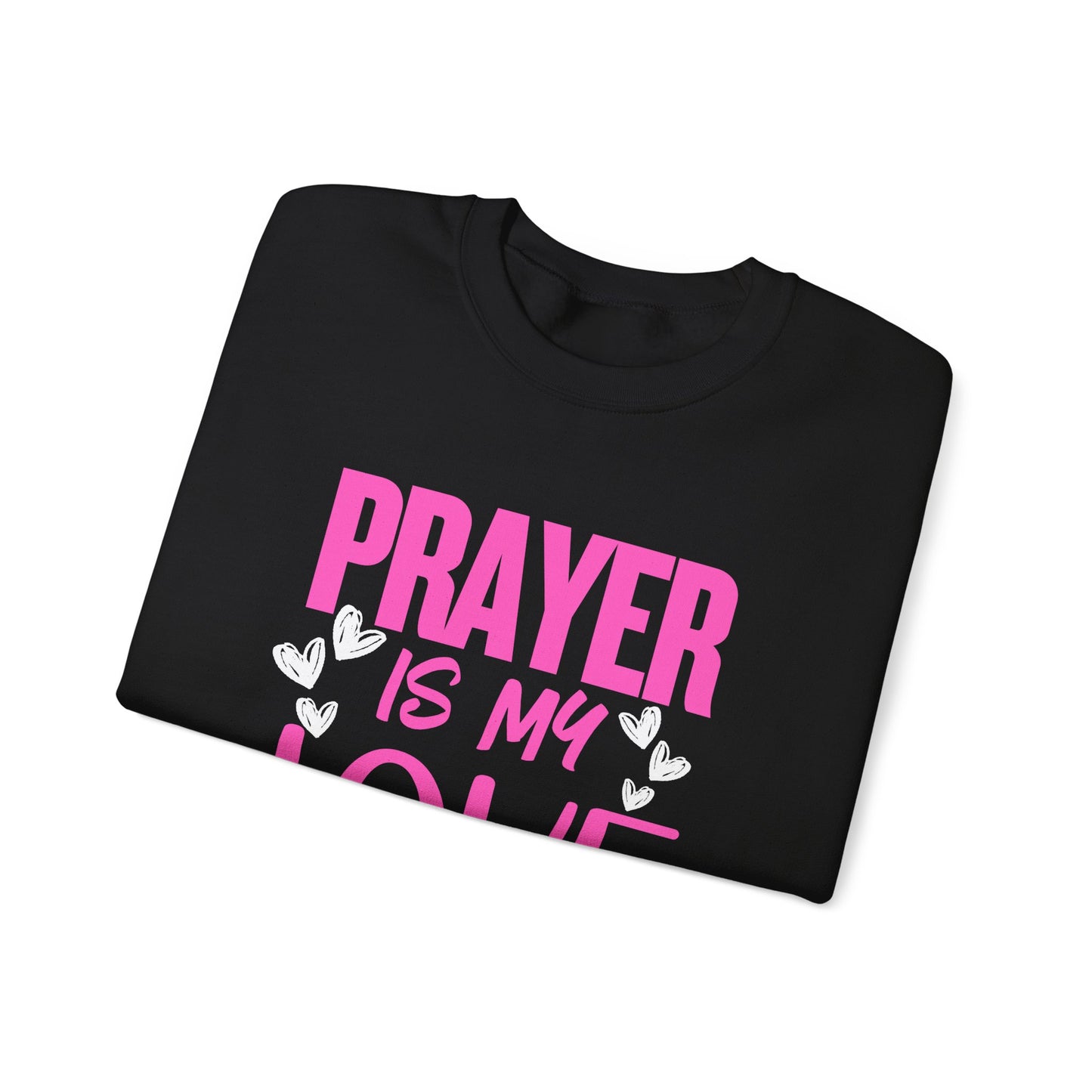 Prayer Language Crewneck Sweatshirt | Religious Valentine Gift