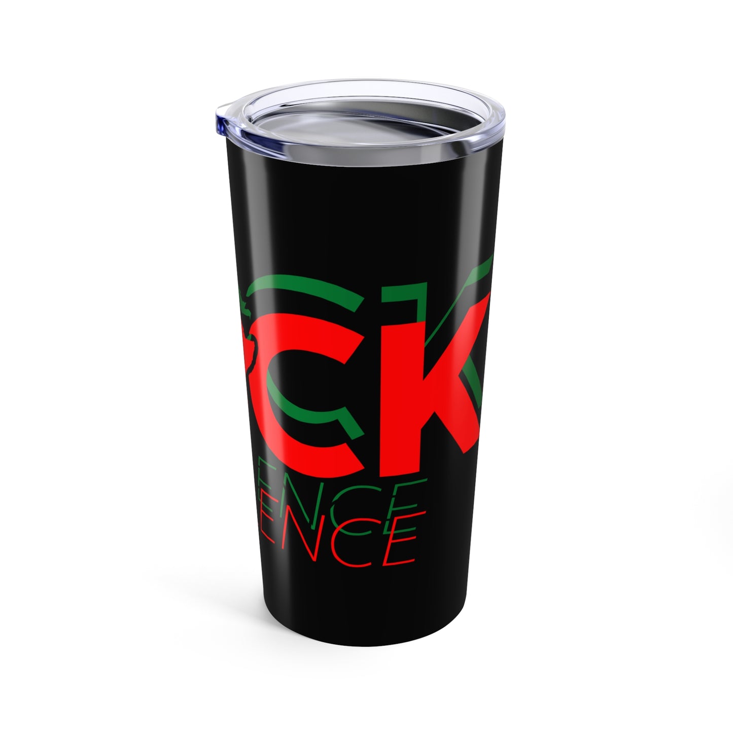 Black Excellence Afrocentric Tumbler - Black