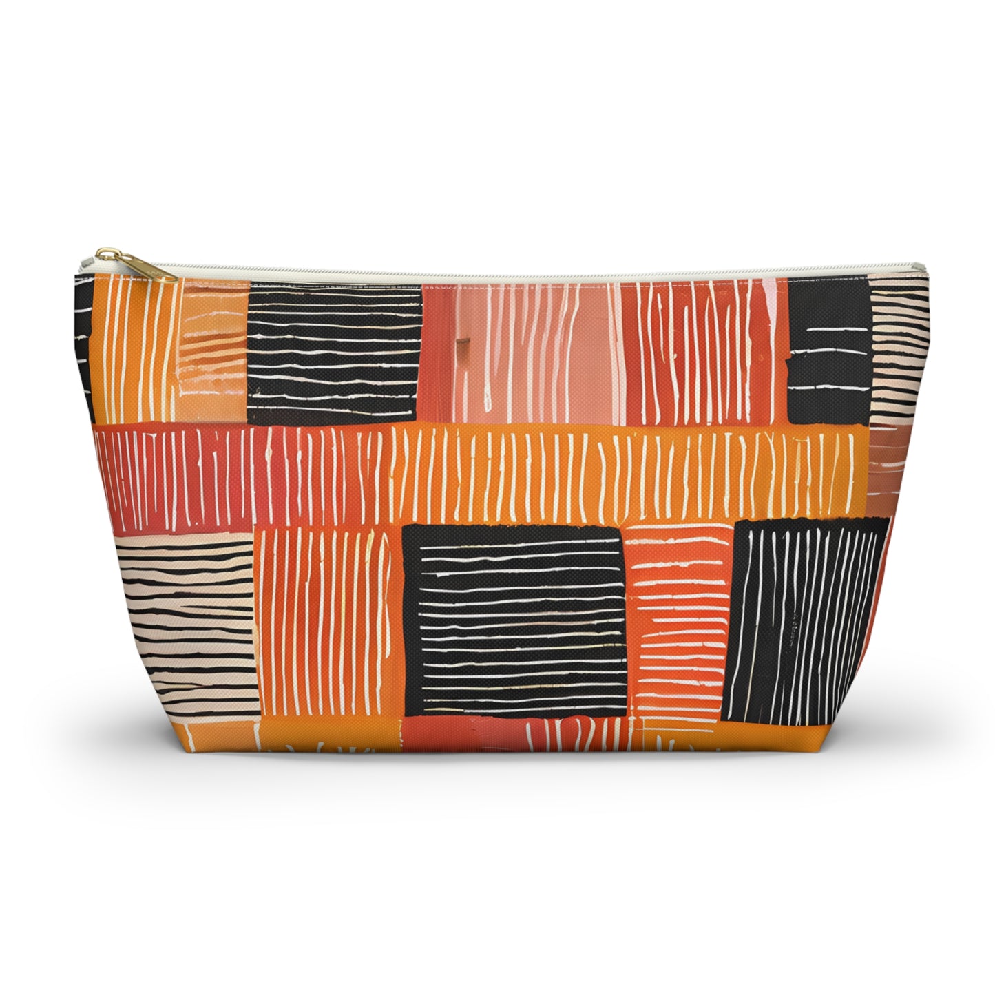 Bold Multicolor Patchwork Pouch