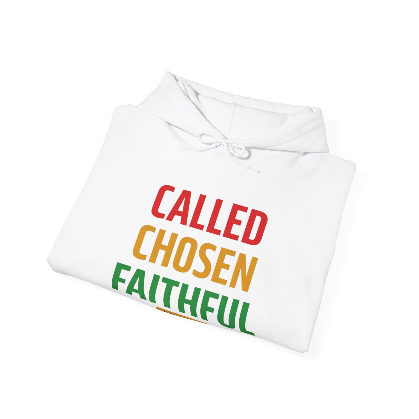 Called Chosen Faithful Hoodie — 1 Peter 2:9 Christian Faith Sweatshirt