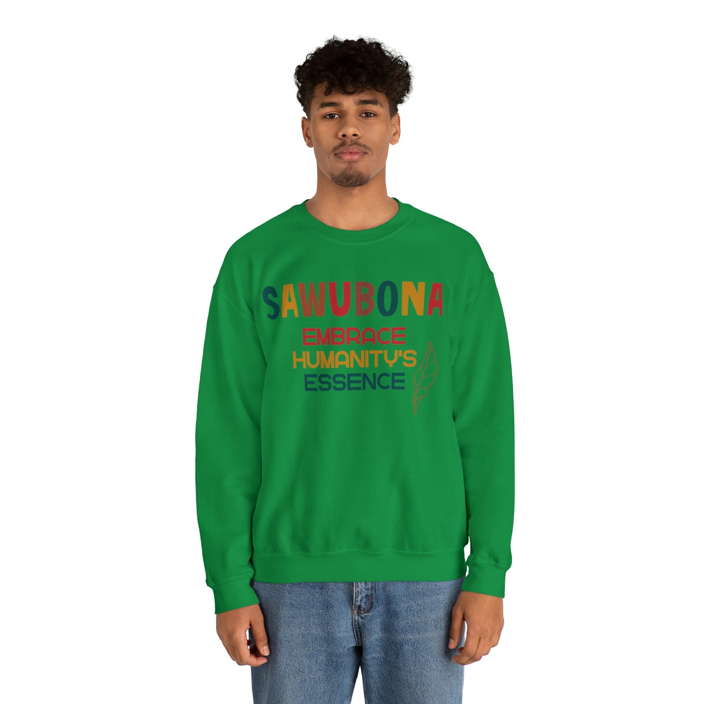 SAWUBONA Humanity's Essence Crewneck Sweatshirt