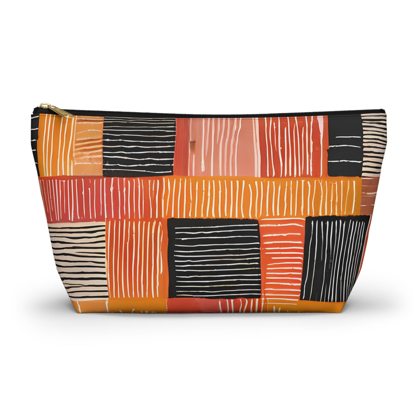 Bold Multicolor Patchwork Pouch