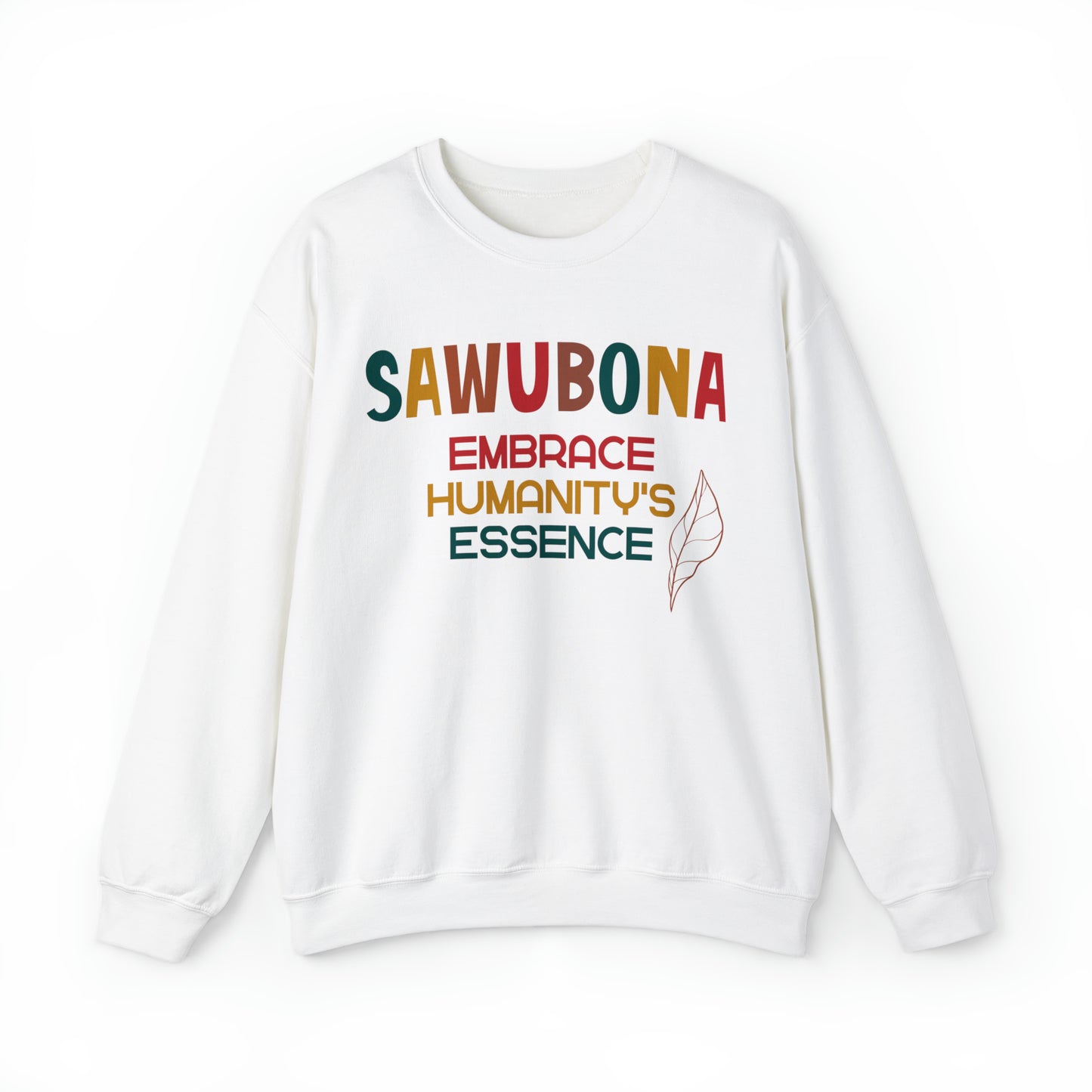 SAWUBONA Humanity's Essence Crewneck Sweatshirt