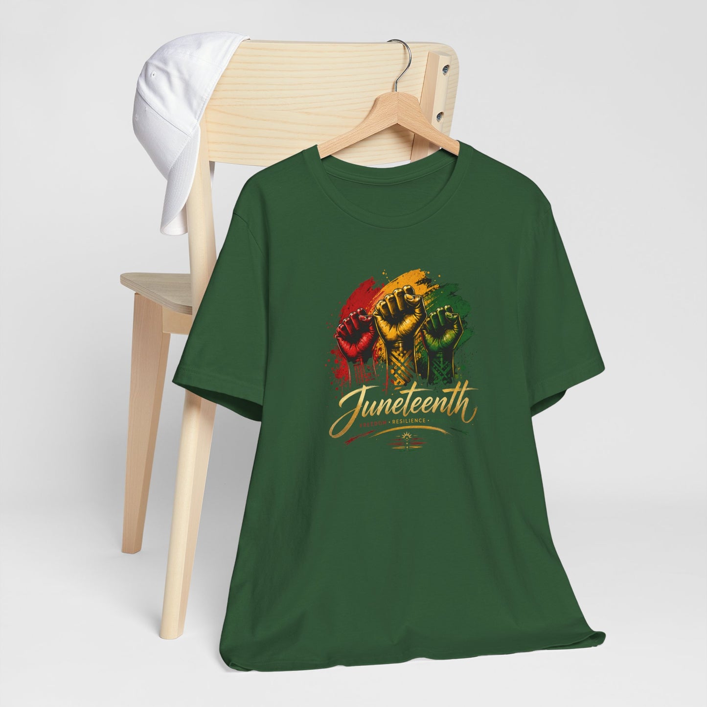 Juneteenth Fist Tee — Black Freedom Celebration T-Shirt
