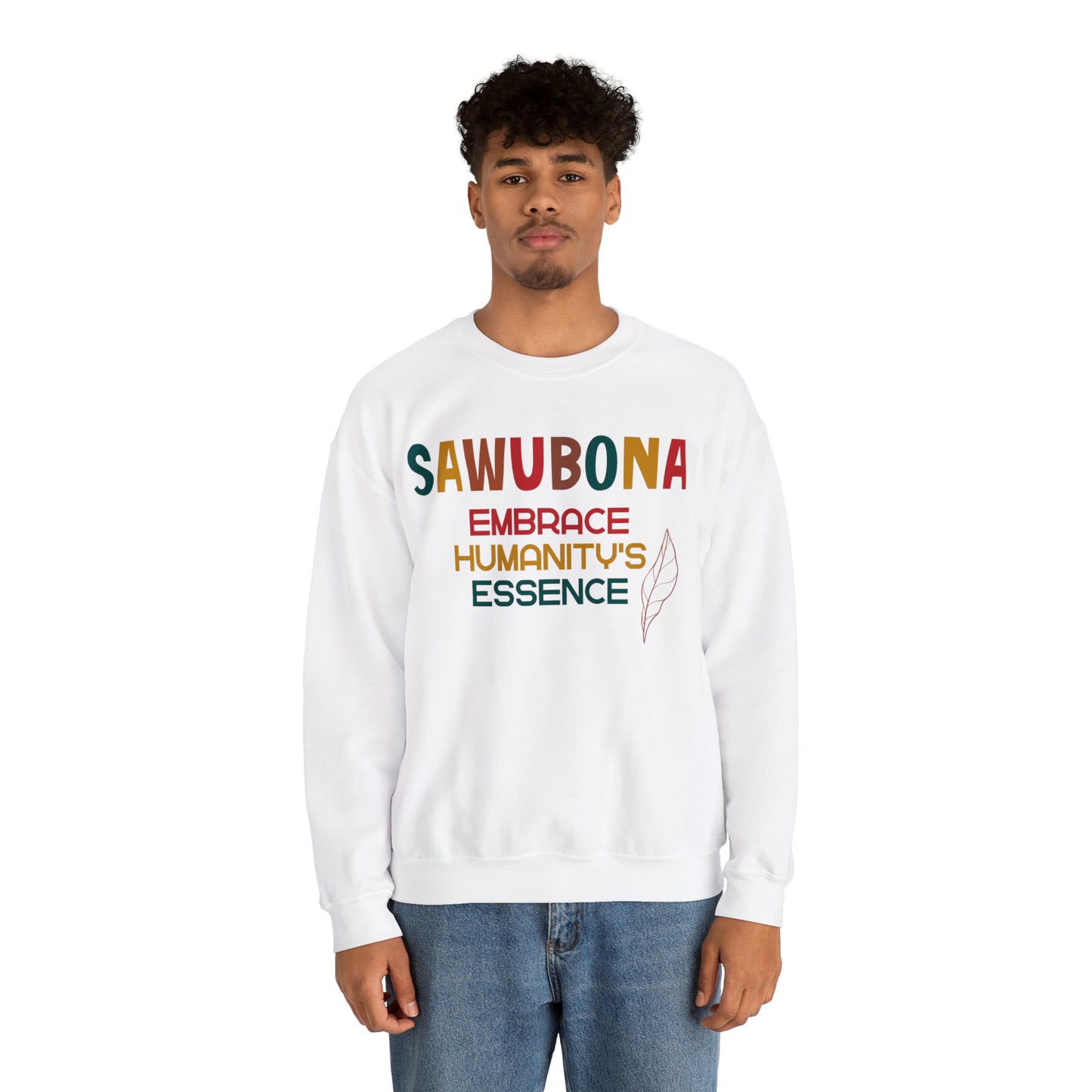 SAWUBONA Humanity's Essence Crewneck Sweatshirt