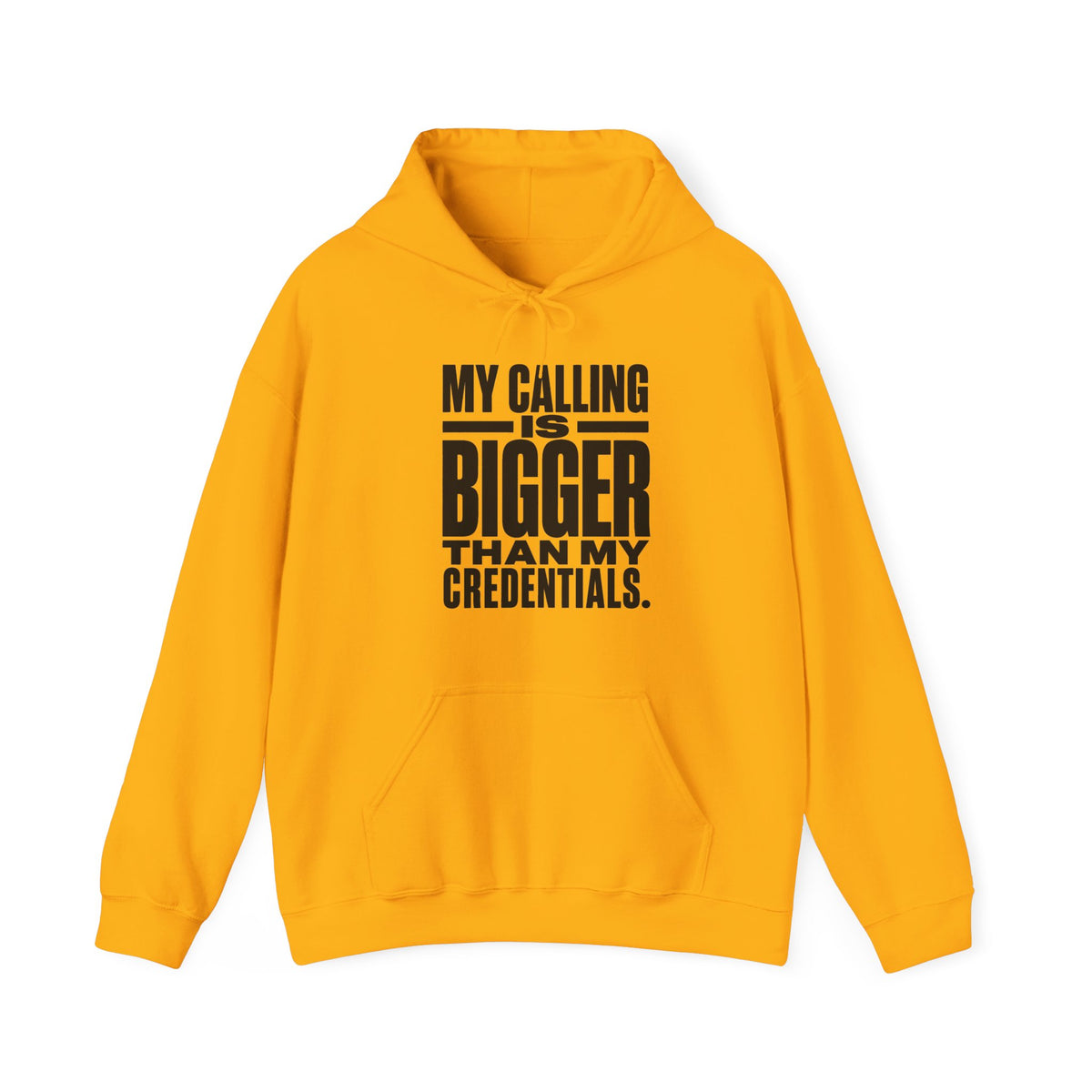 My Calling Is Bigger Than My Credentials Hoodie