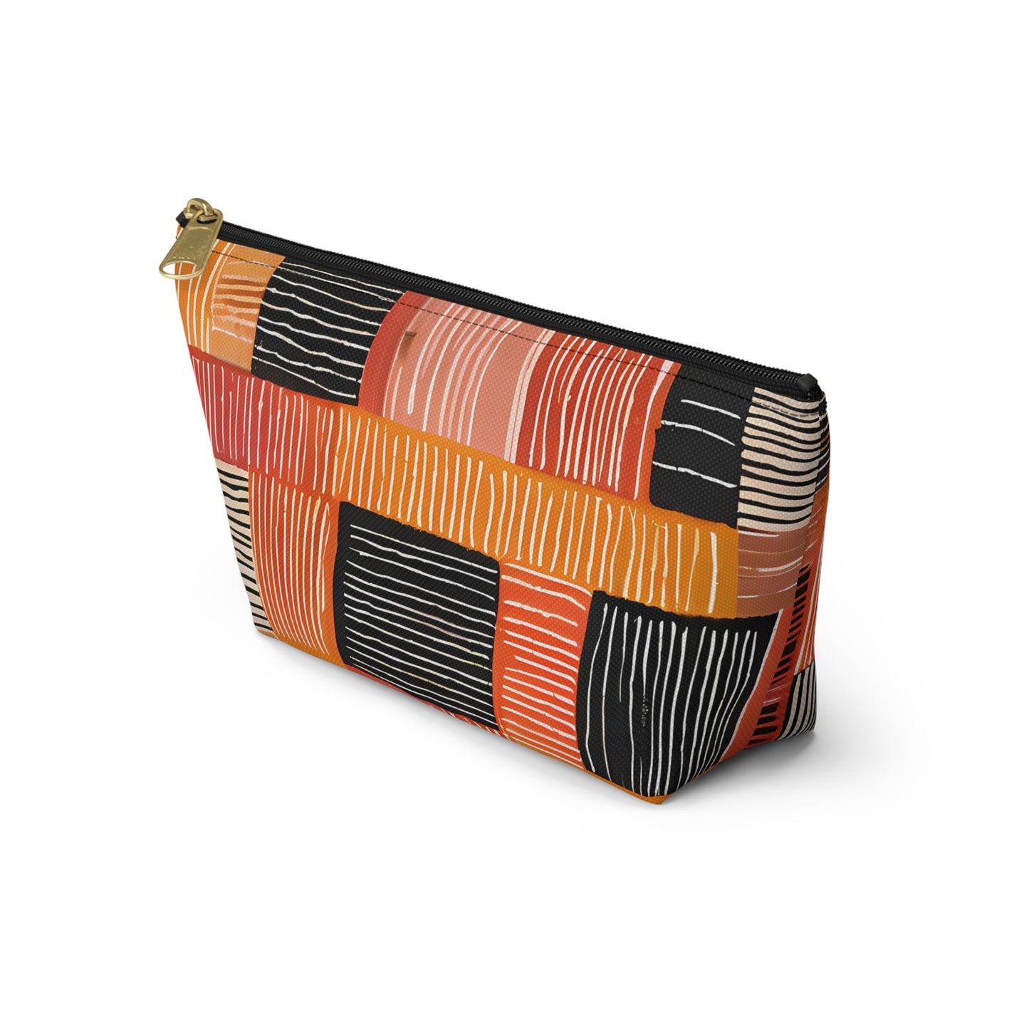 Bold Multicolor Patchwork Pouch