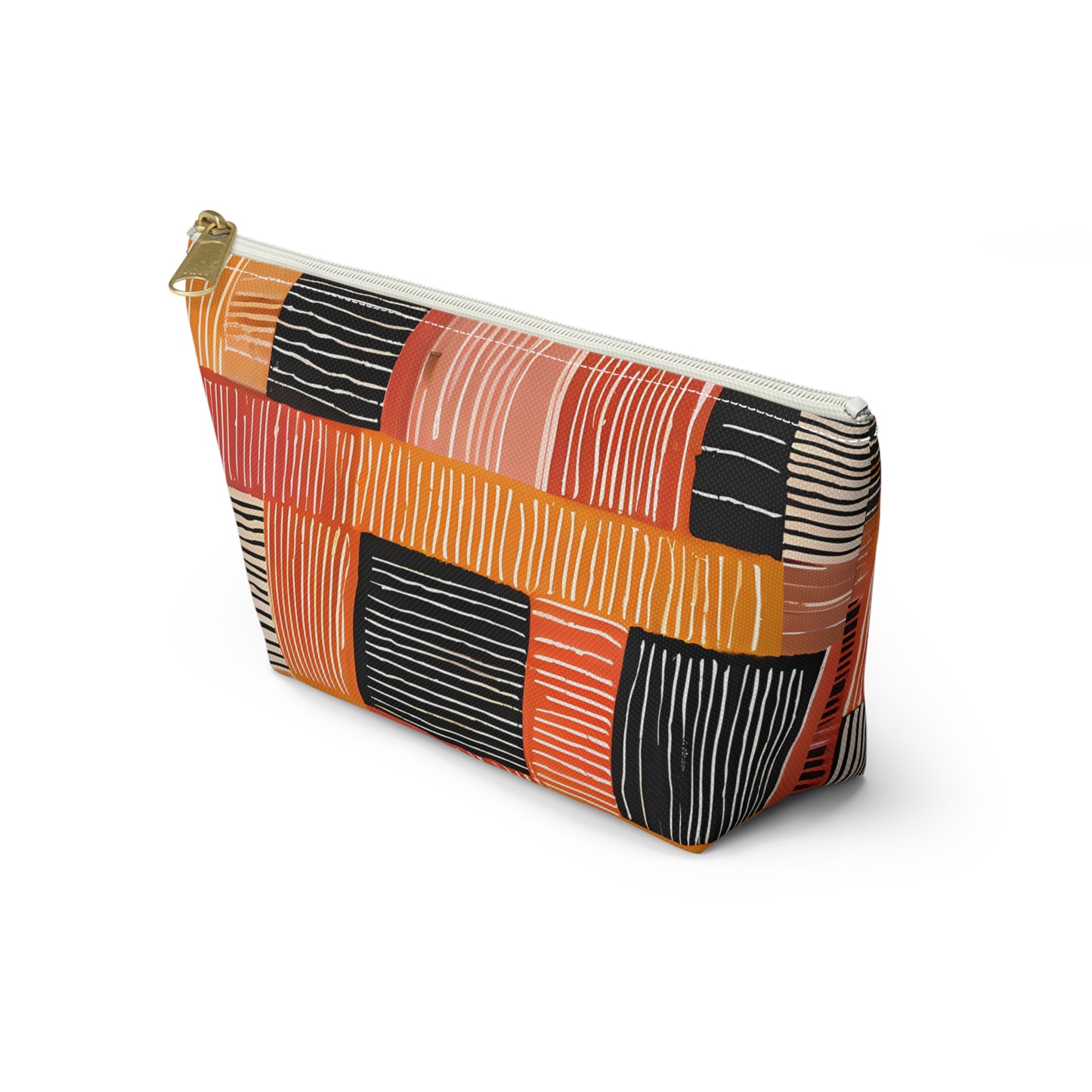 Bold Multicolor Patchwork Pouch