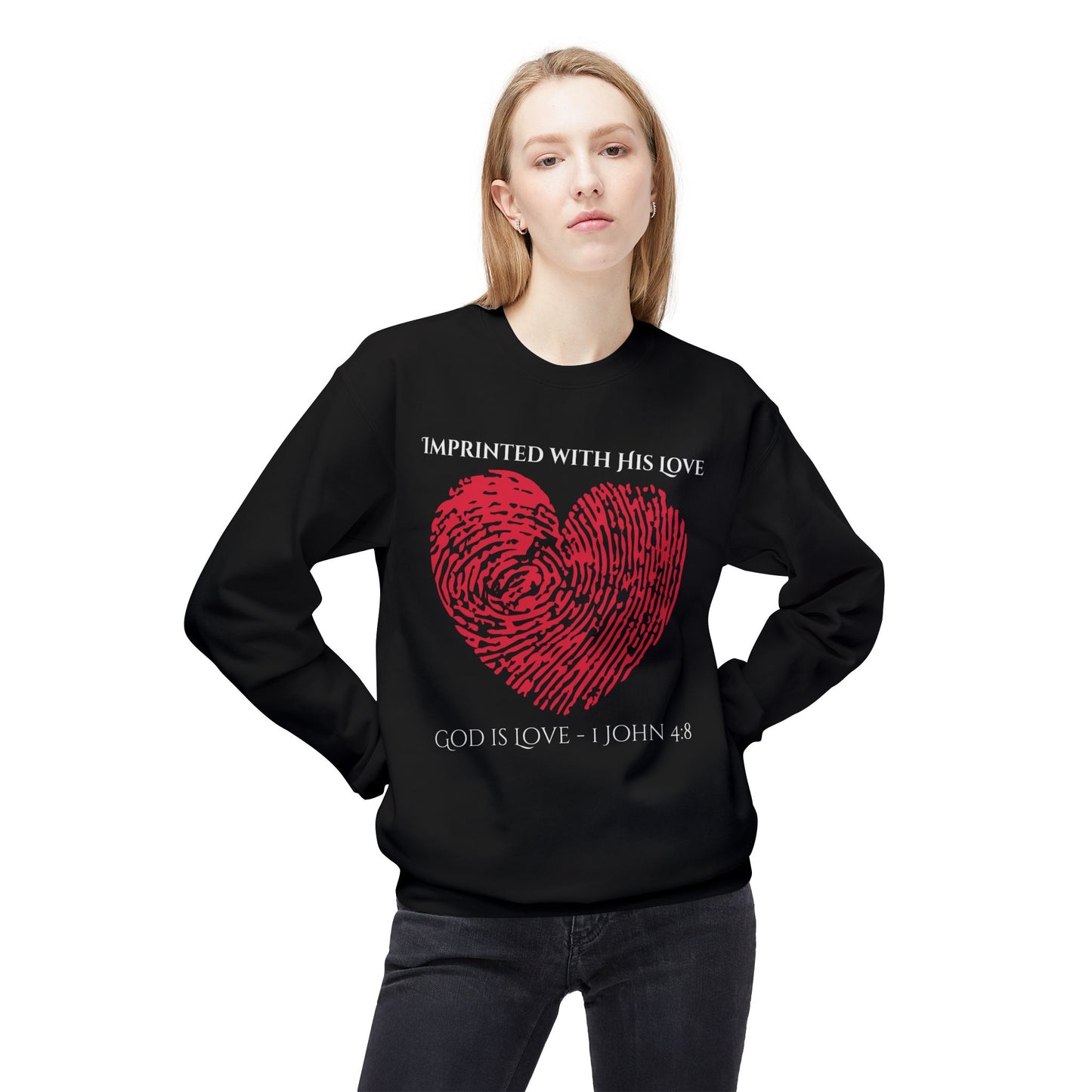 Imprinted with His Love Crewneck Sweatshirt