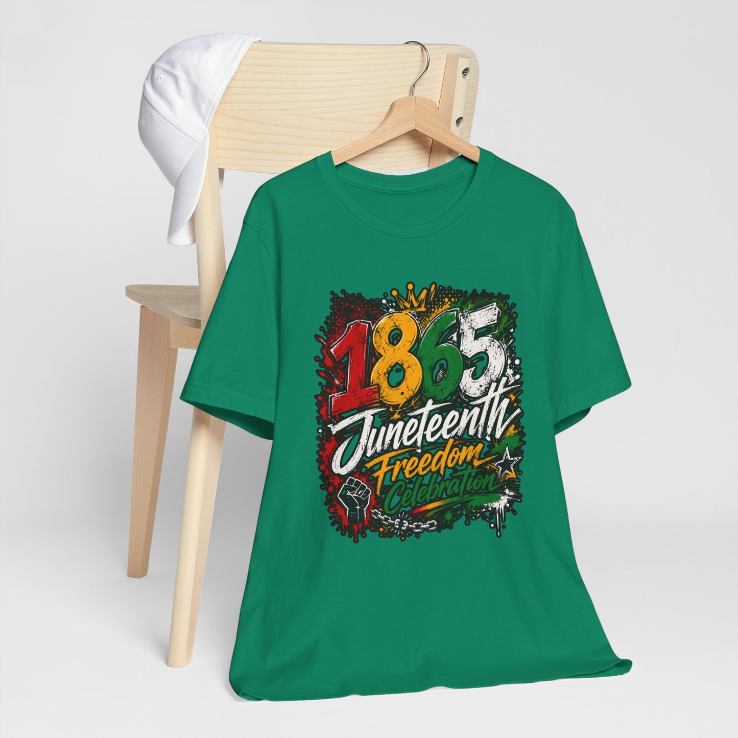 Juneteenth 1865 Freedom Celebration Graphic T-Shirt