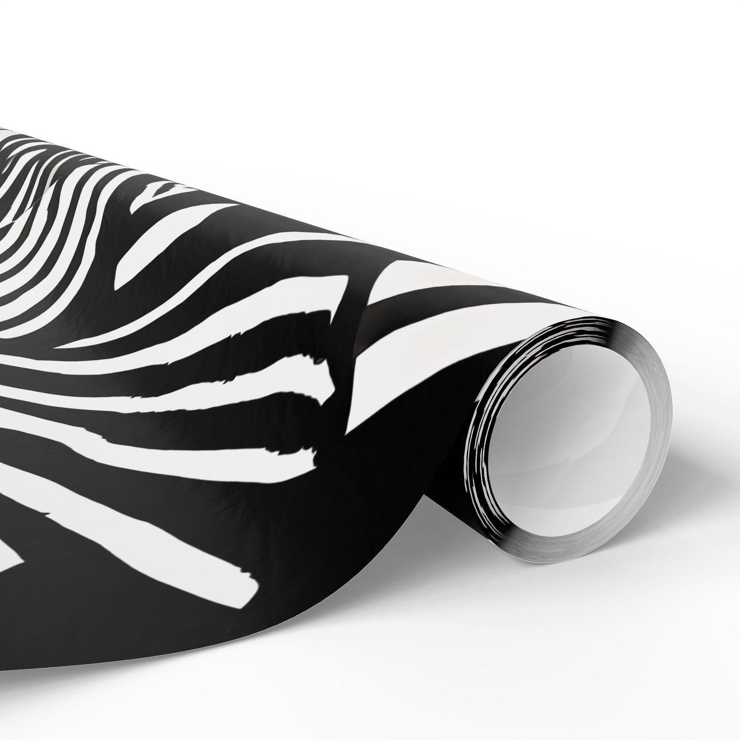 Striking Tribal Stripe Pattern Wrapping Paper – Monochrome Gift Wrap