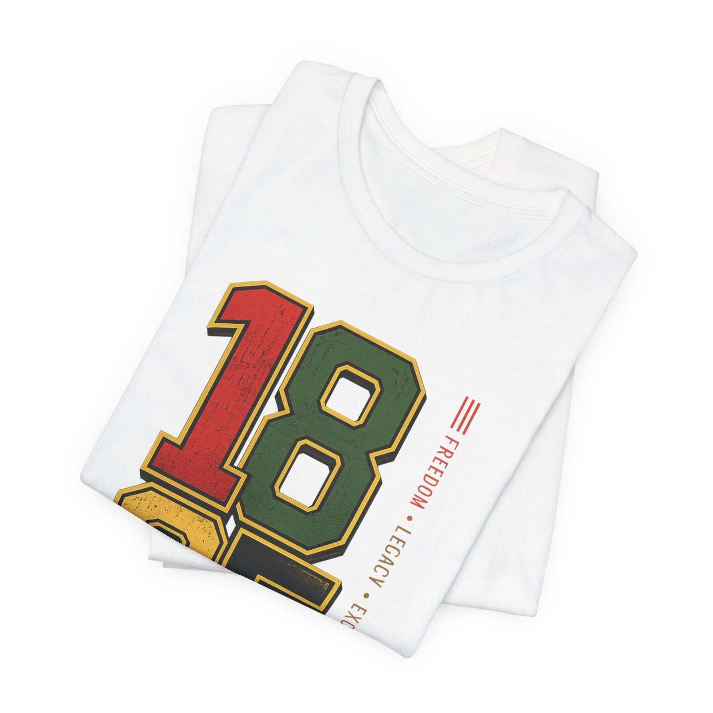 1865 Juneteenth Vintage Number T-Shirt