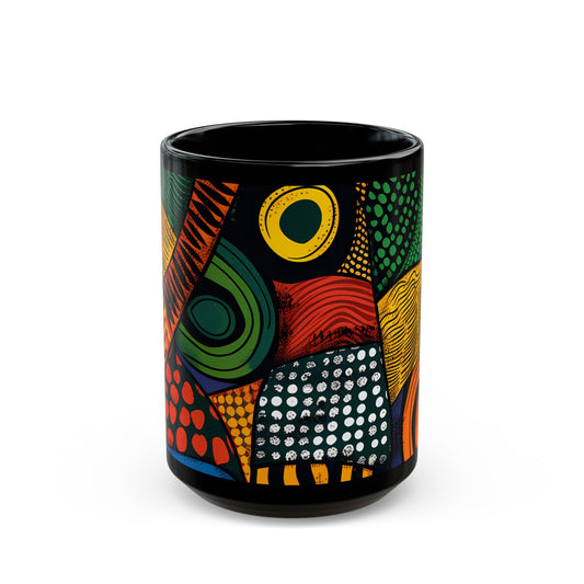 Vibrant African Print Mug
