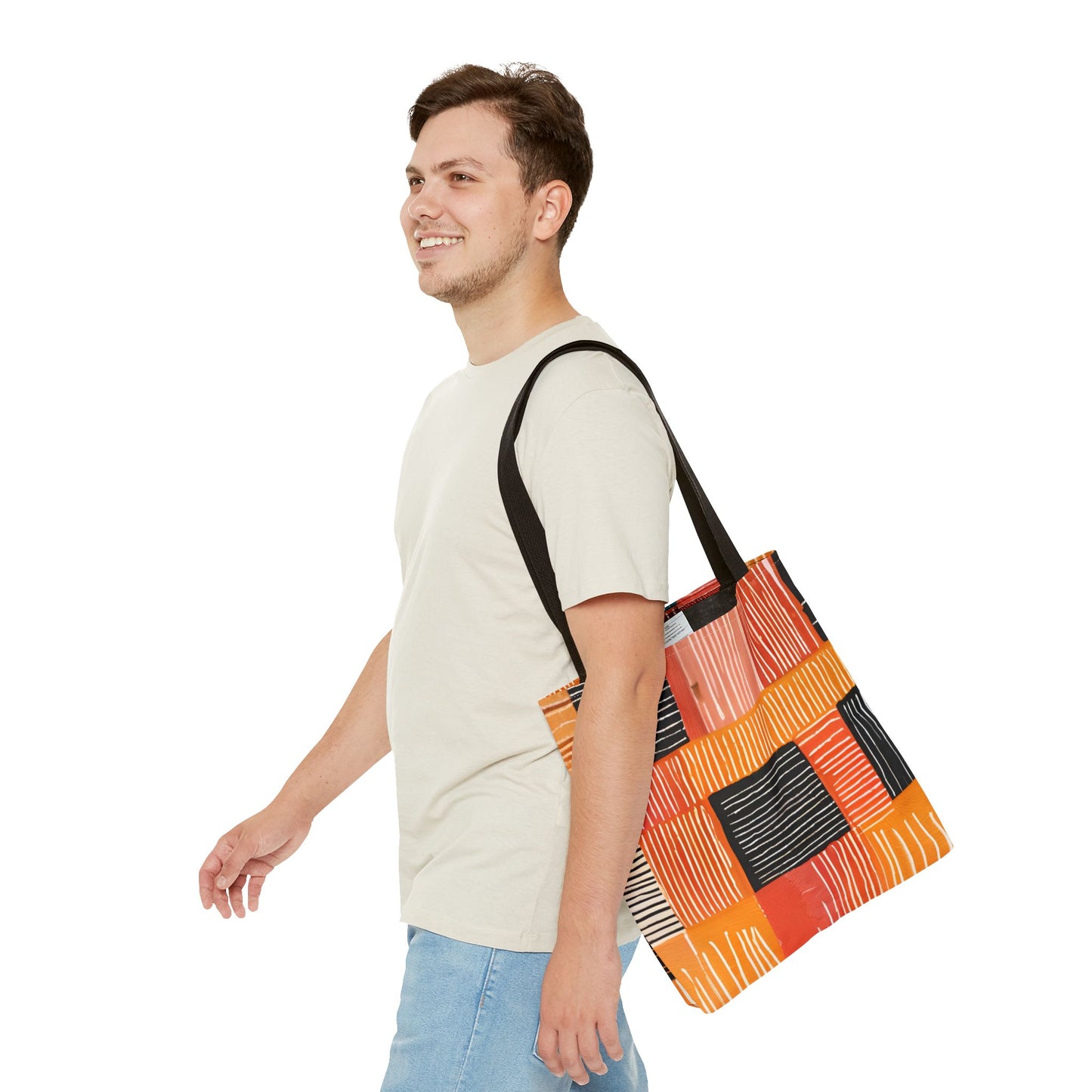 Bold Multicolor Patchwork Tote Bag