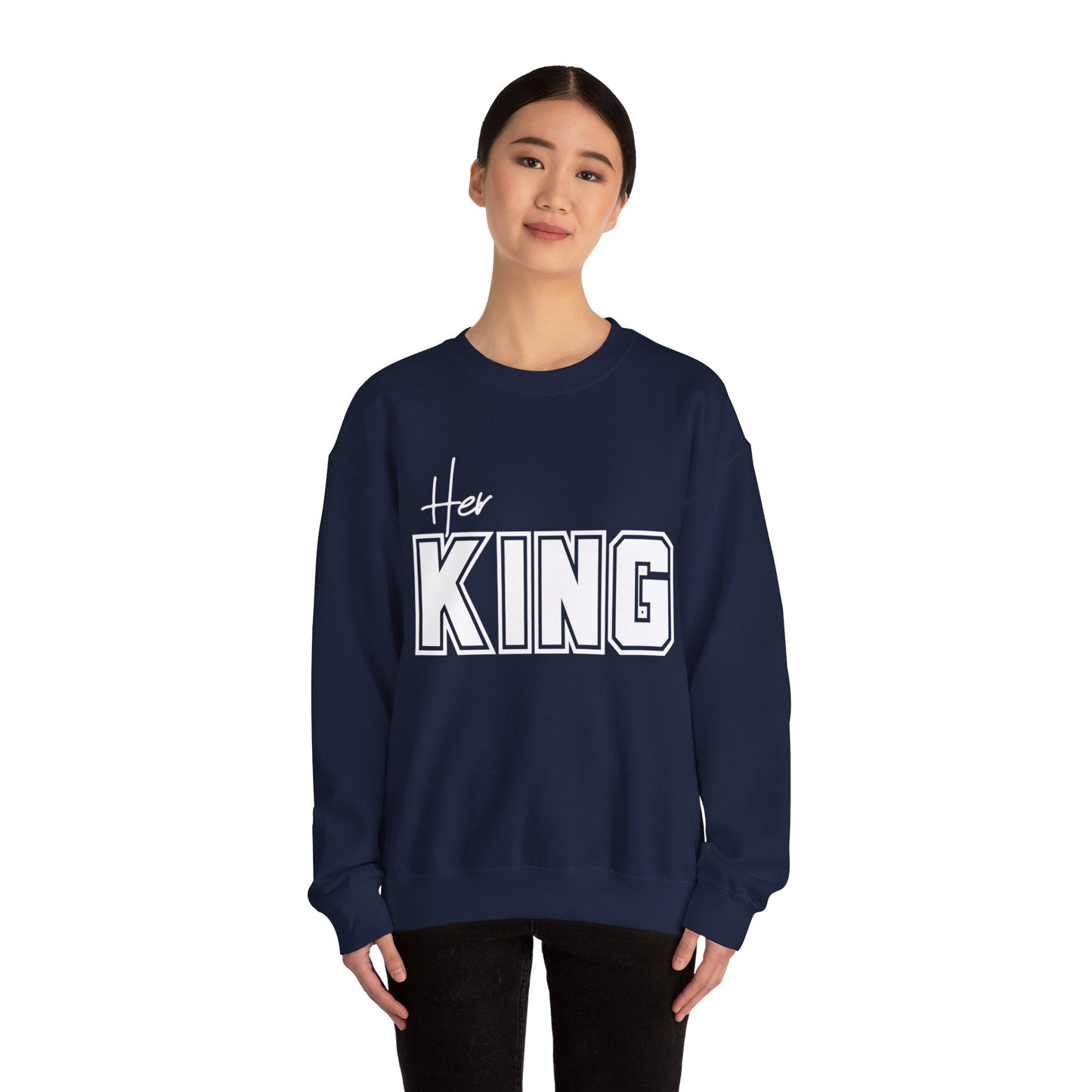 Her King Crewneck Sweatshirt